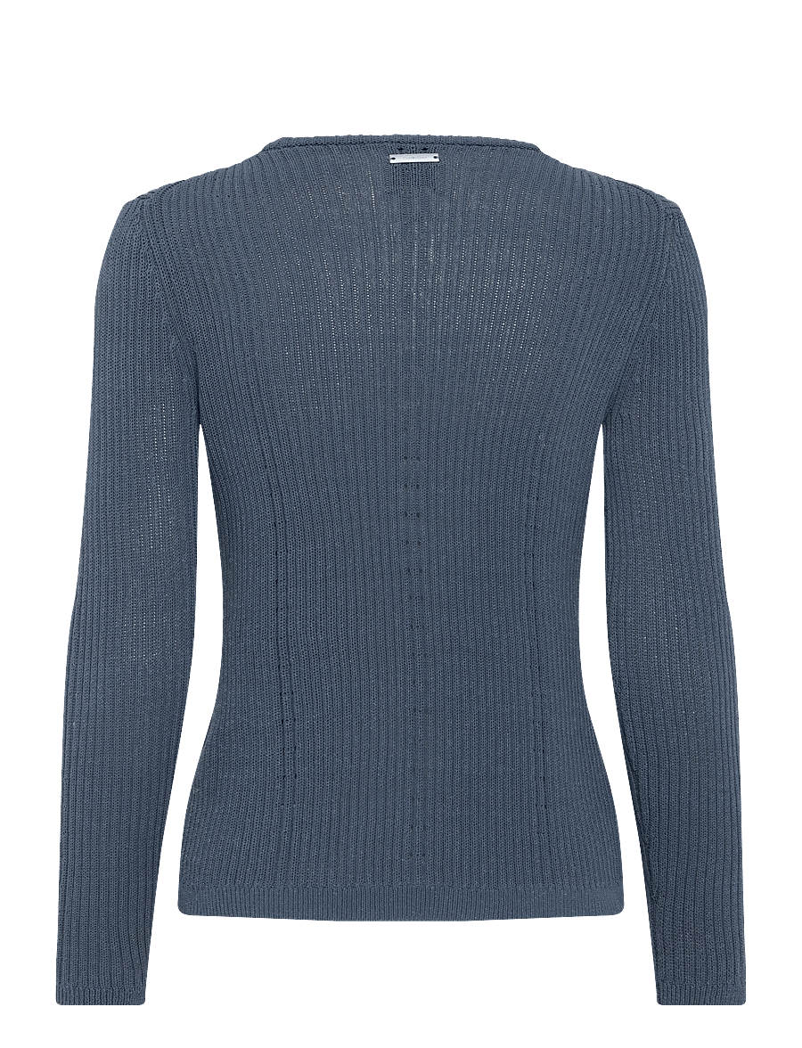 Calvin Klein - POINTELLE RIB CARDIGAN - kardiganid - blue nomad - 2