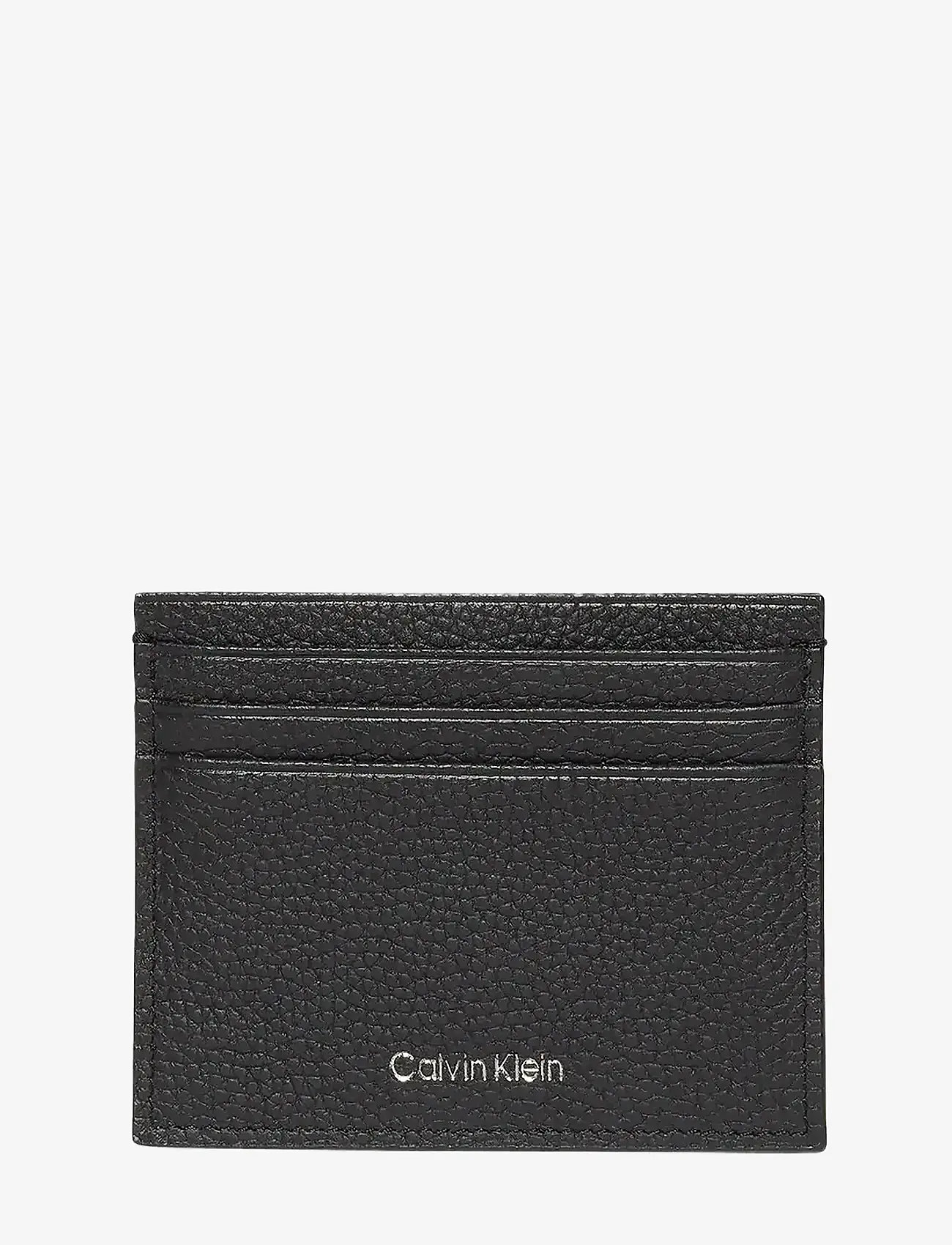 Calvin Klein - FOIL EMBOSS EW CARD CASE - kaardihoidjad - black - 1