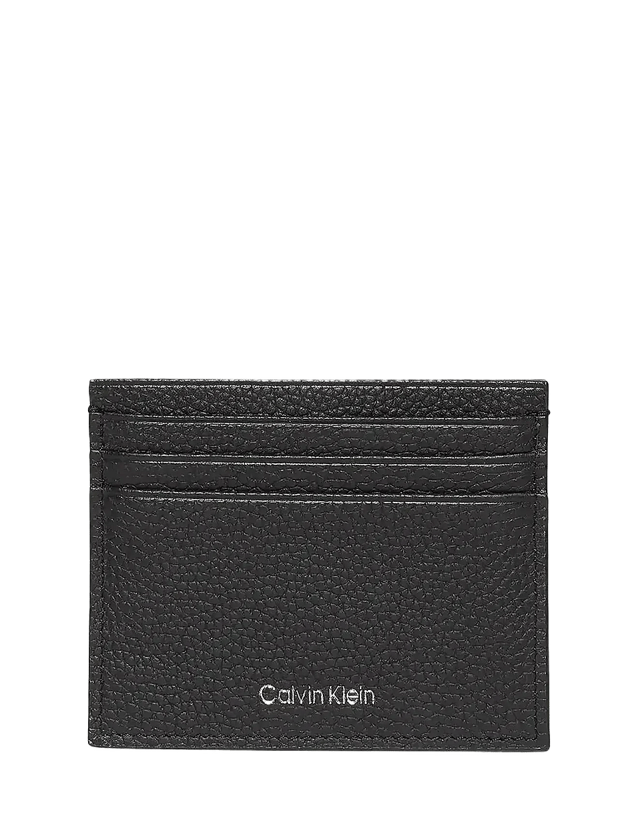 Calvin Klein - FOIL EMBOSS CARDHOLDER - kaardihoidjad - black - 1