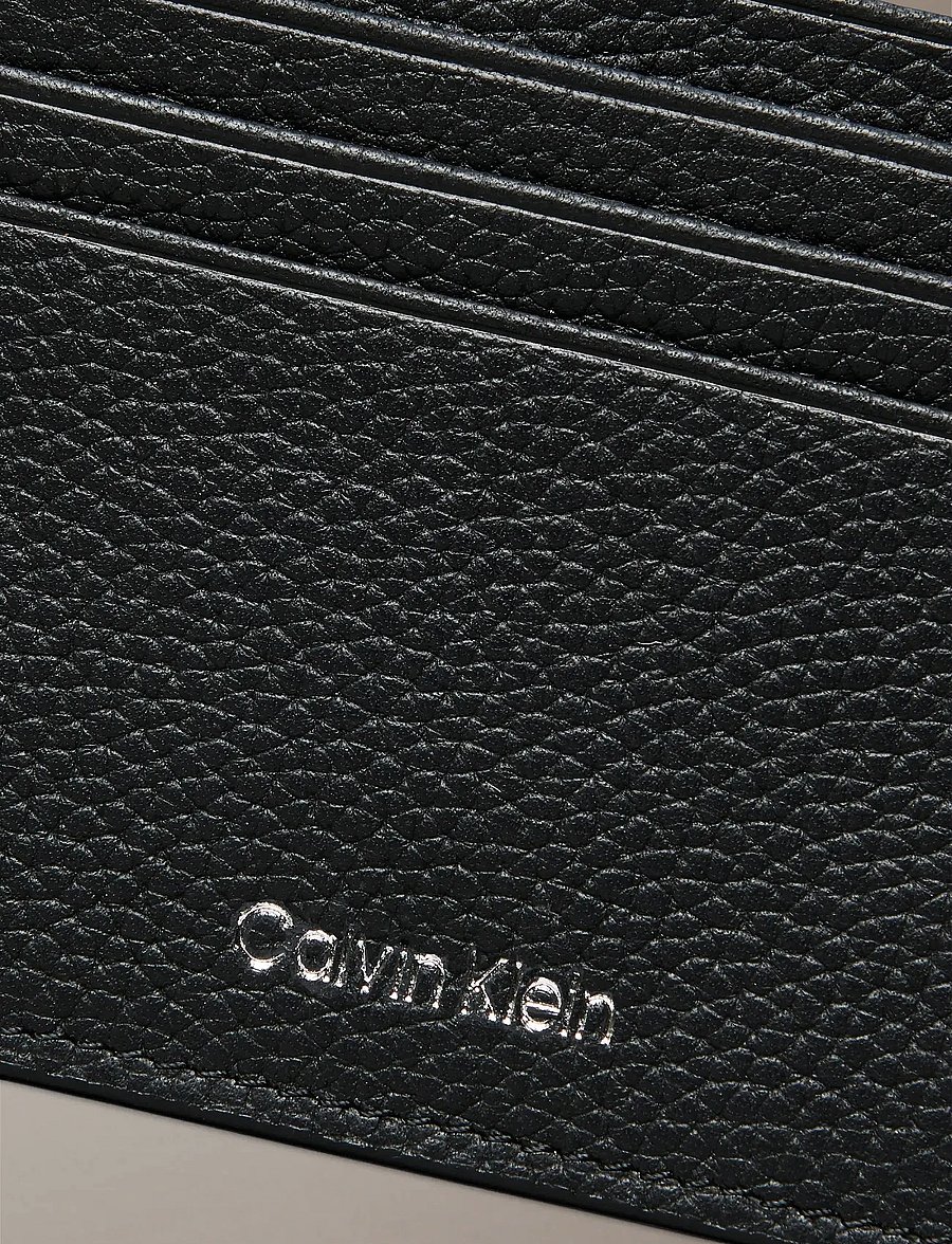 Calvin Klein - FOIL EMBOSS CARDHOLDER - kaardihoidjad - black - 2