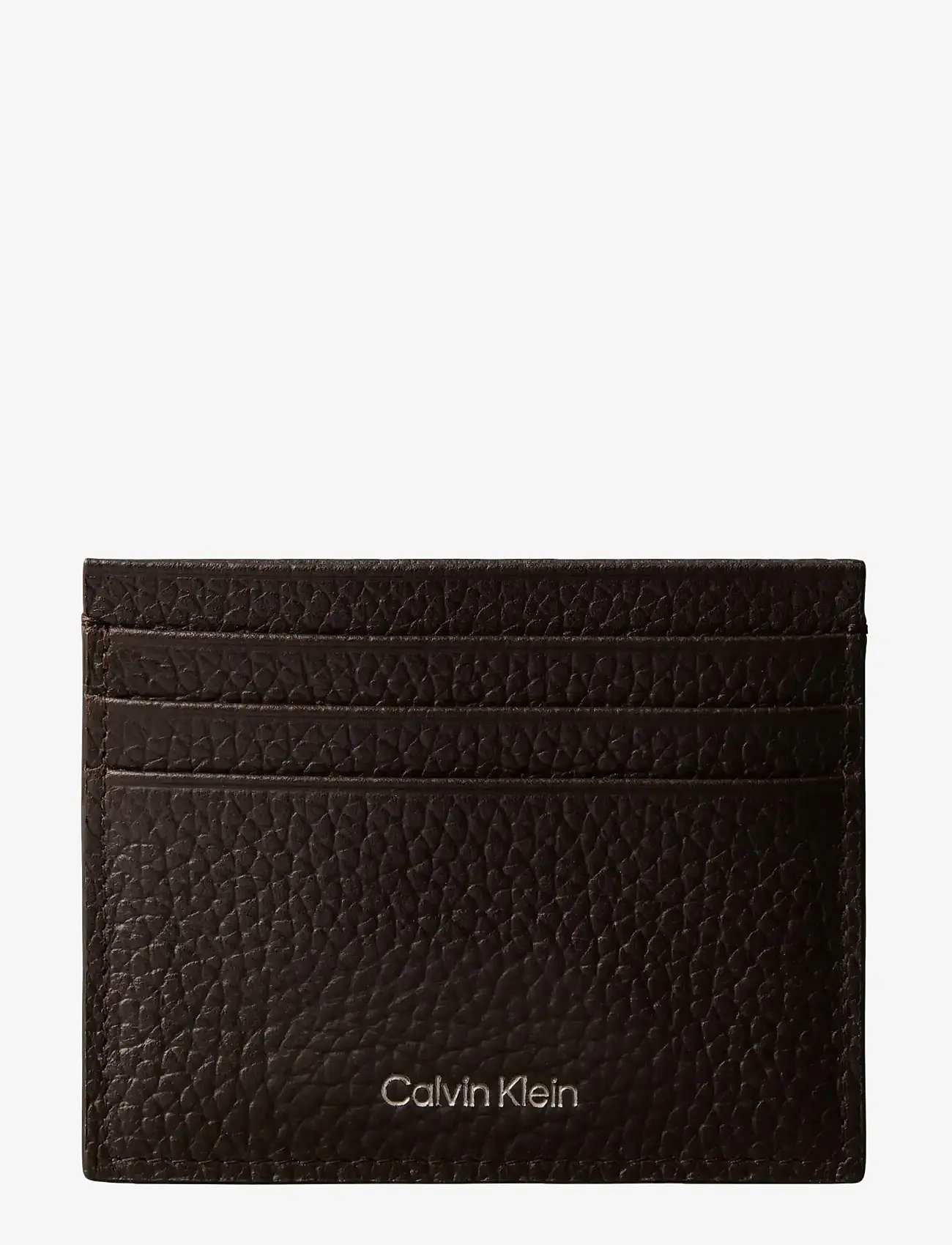 Calvin Klein - FOIL EMBOSS EW CARD CASE - kortholdere - chocolate martini - 0