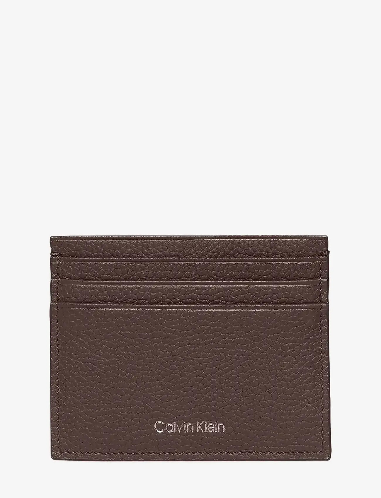 Calvin Klein - FOIL EMBOSS EW CARD CASE - kortholdere - chocolate martini - 2
