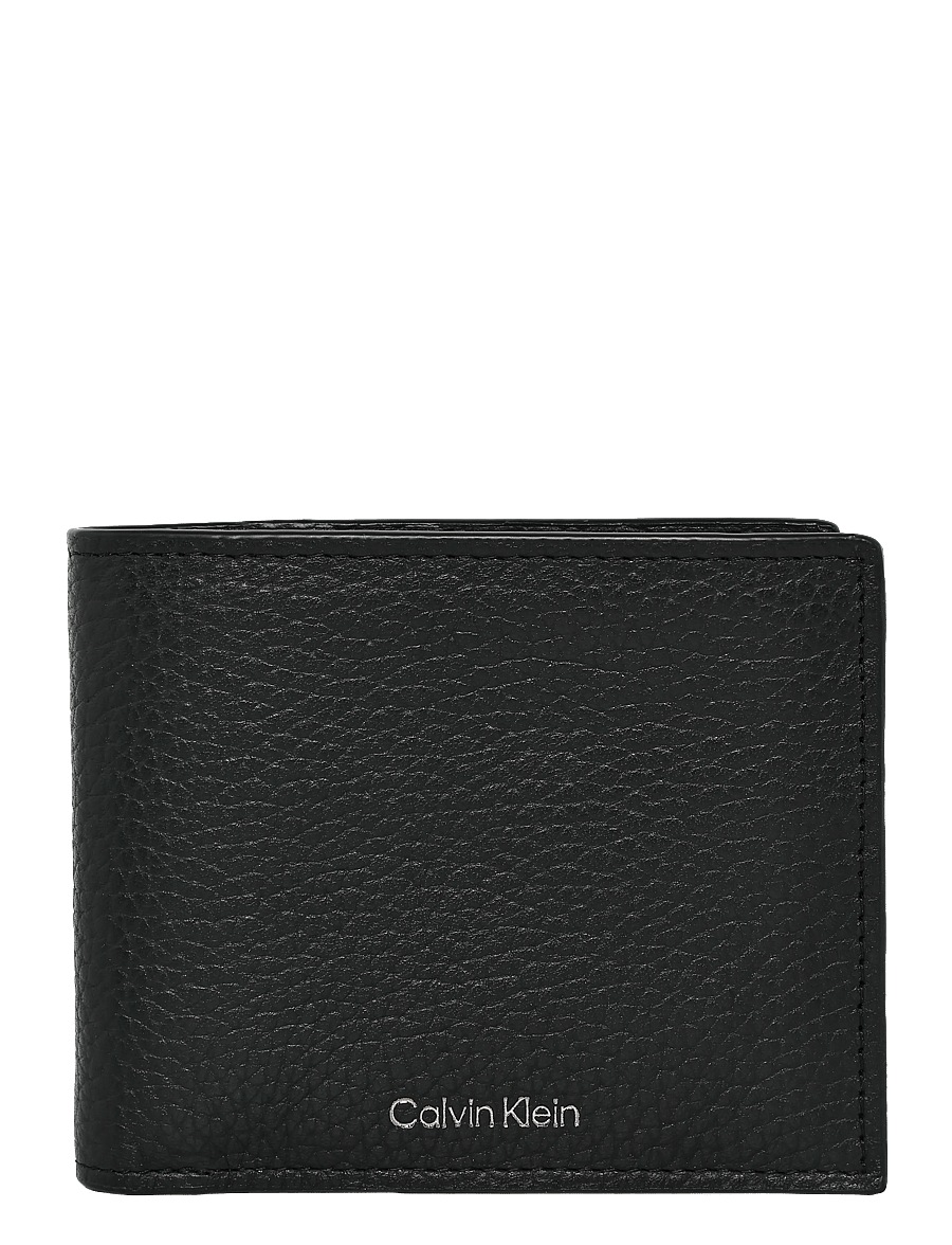Calvin Klein - FOIL EMBOSS BILL FOLD - portemonnaies - black - 0