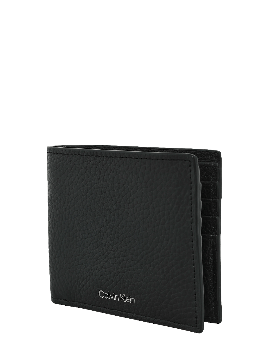 Calvin Klein - FOIL EMBOSS BILL FOLD - portemonnaies - black - 3