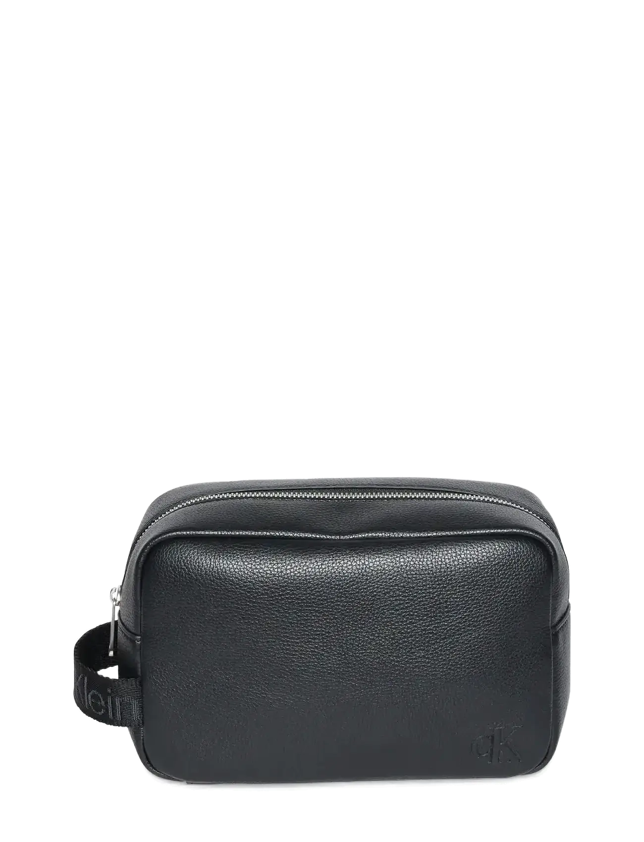 Calvin Klein WEBBING STRAP DOPP KIT - Toiletry bags - BLACK / black