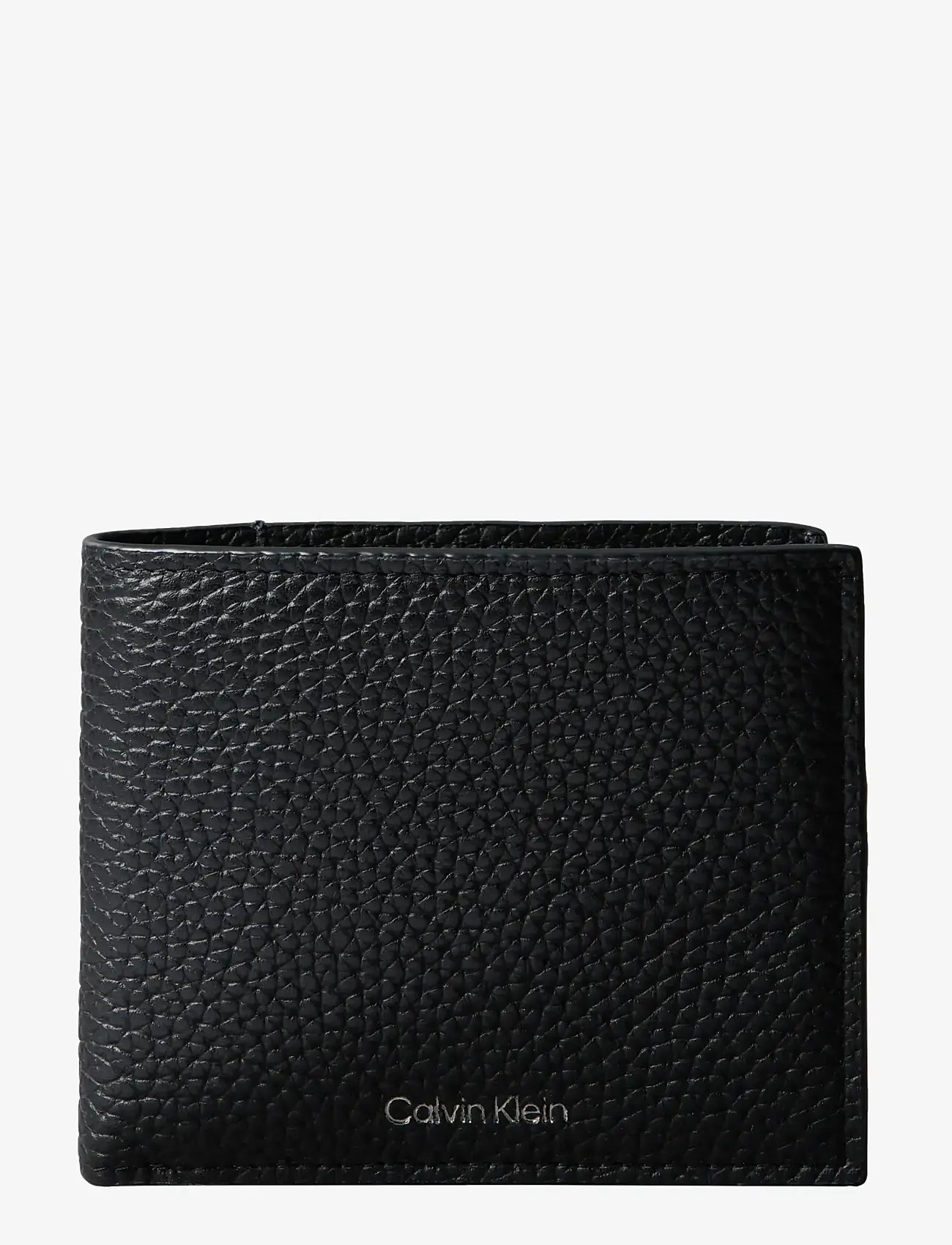 Calvin Klein - FOIL EMBOSS BILLFOLD W/ COIN - plånböcker - black - 0