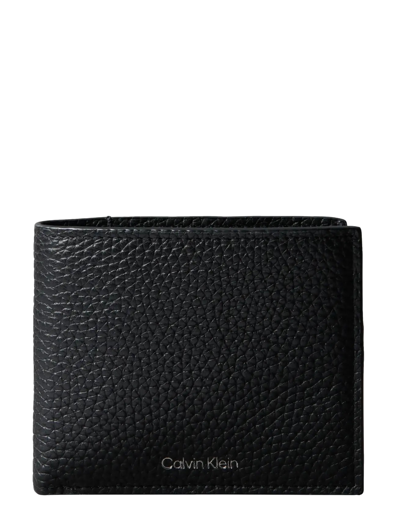 Calvin Klein FOIL EMBOSS BILLFOLD W/ COIN - Punge - BLACK / black