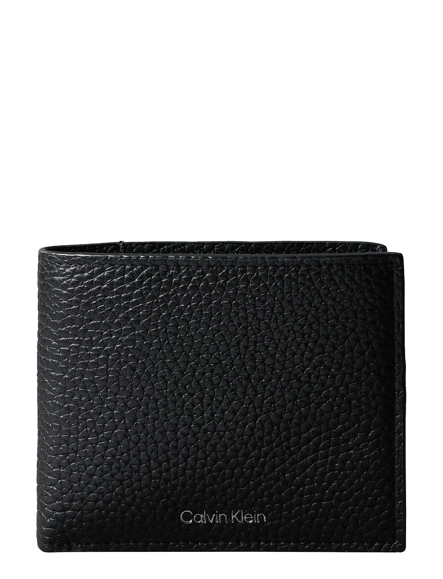 Calvin Klein - FOIL EMBOSS BILLFOLD W/ COIN - rahakotid - black - 0