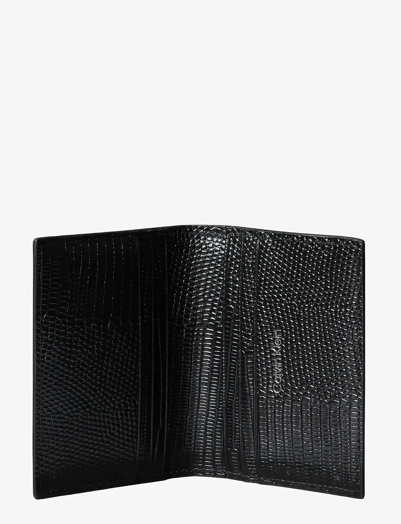 Calvin Klein - FOIL EMBOSS BILLFOLD W/ COIN - plånböcker - black - 2