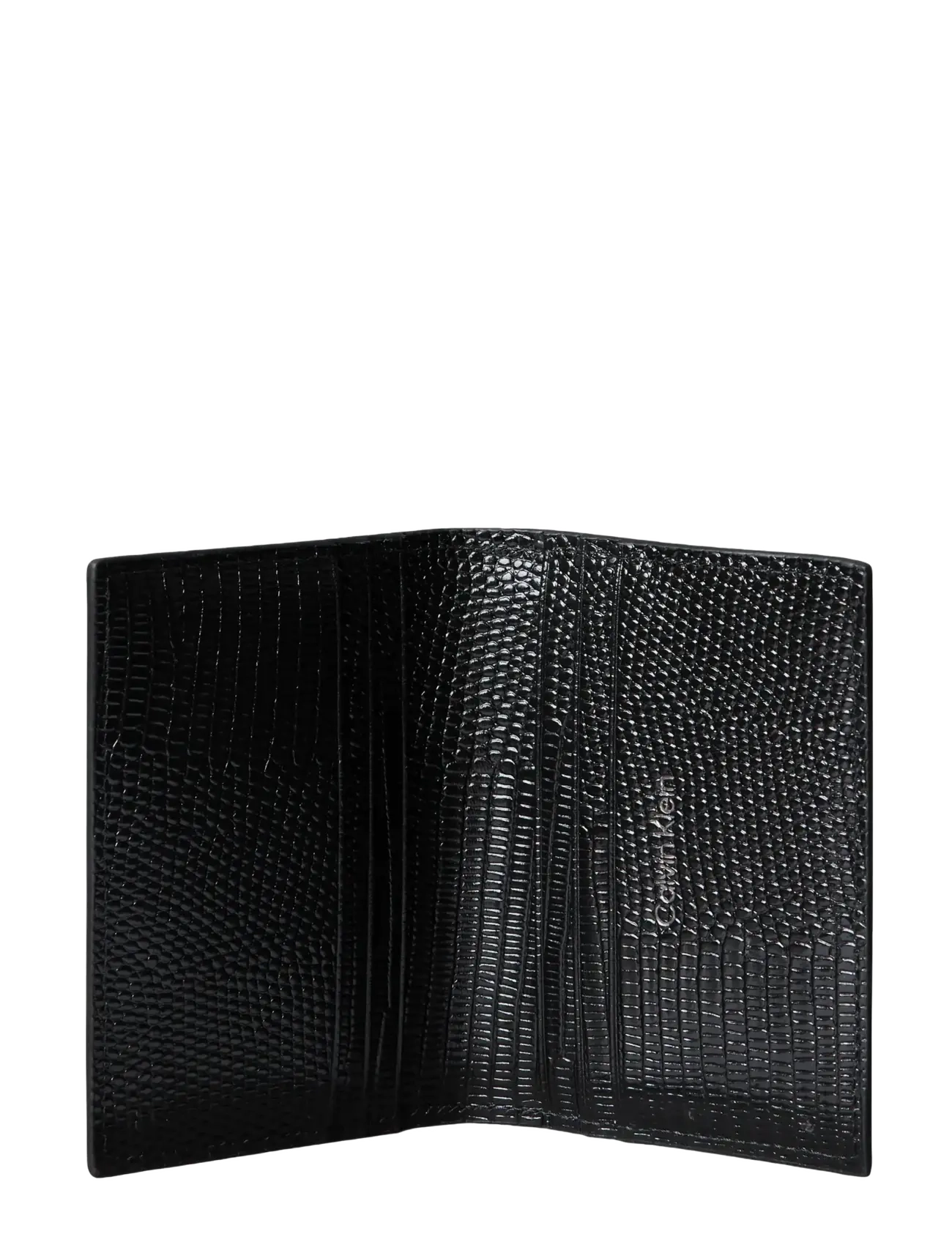 Calvin Klein - FOIL EMBOSS BILL FOLD W/ COIN - wallets - black - 2