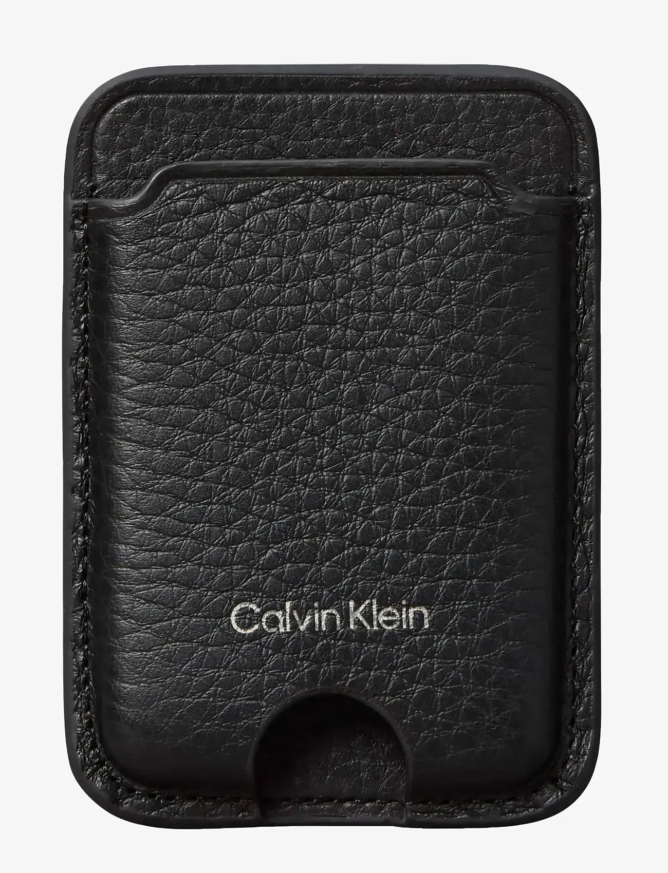Calvin Klein - FOIL EMBOSS MAGNETIC PHONE CASE - nach anlass kaufen - black - 0