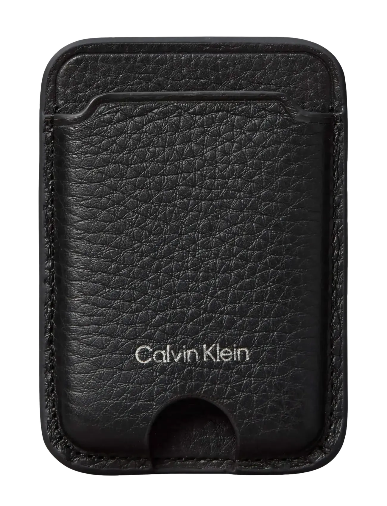 Calvin Klein - FOIL EMBOSS MAGNETIC PHONE CASE - osta olukorra järgi - black - 0