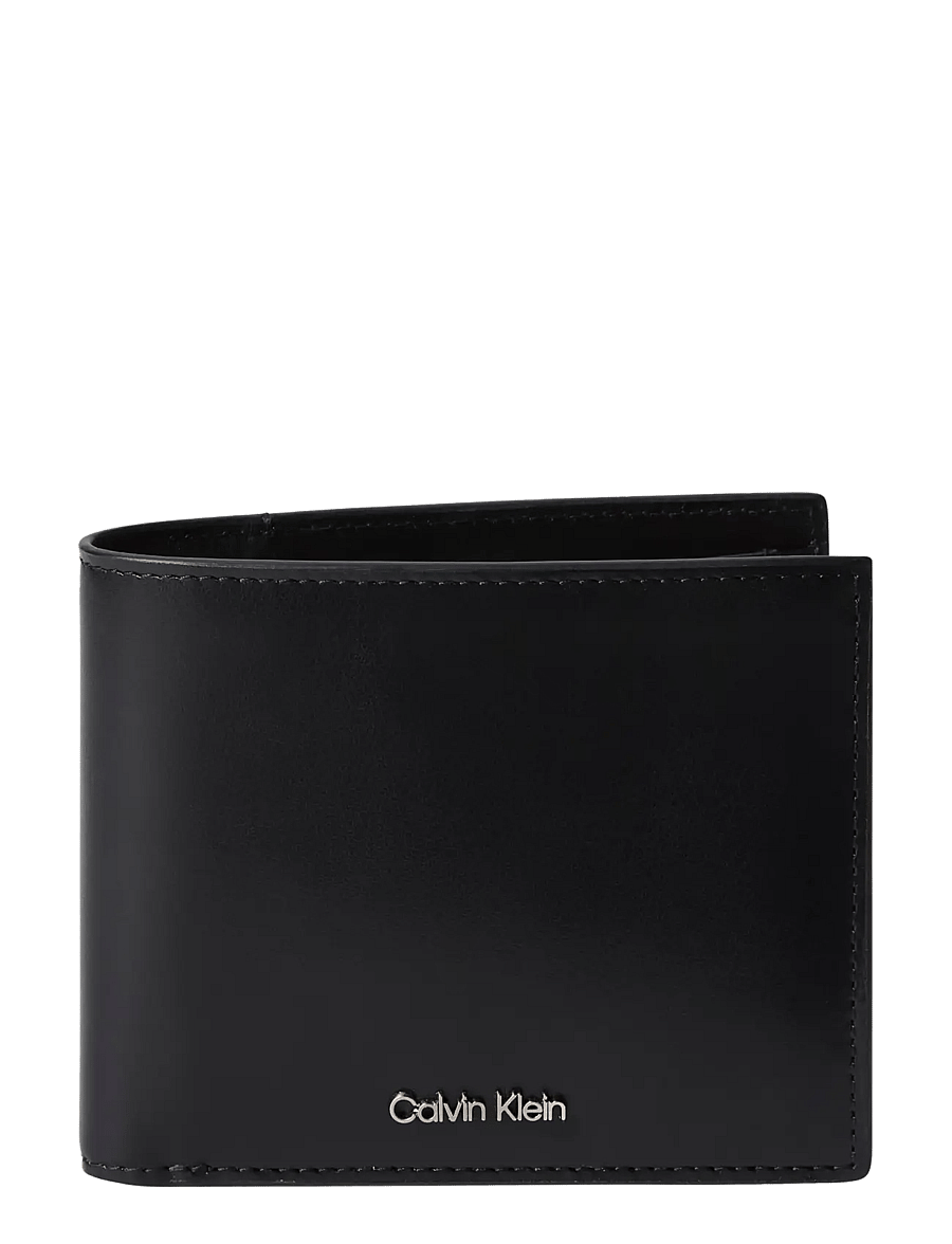 Calvin Klein - RAISED BILLFOLD w/ COIN - portemonnaies - black - 0