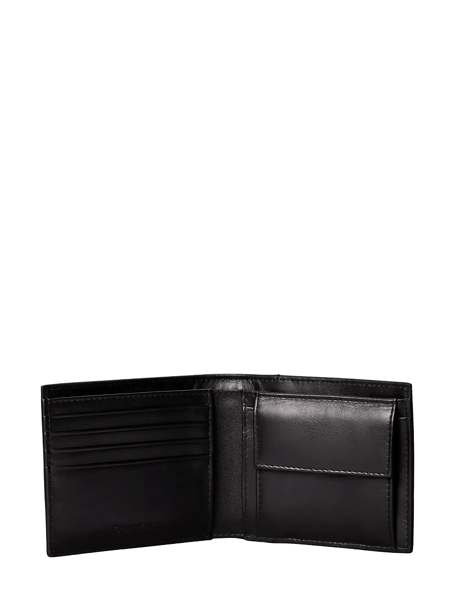 Calvin Klein - RAISED BILLFOLD w/ COIN - portemonnaies - black - 2