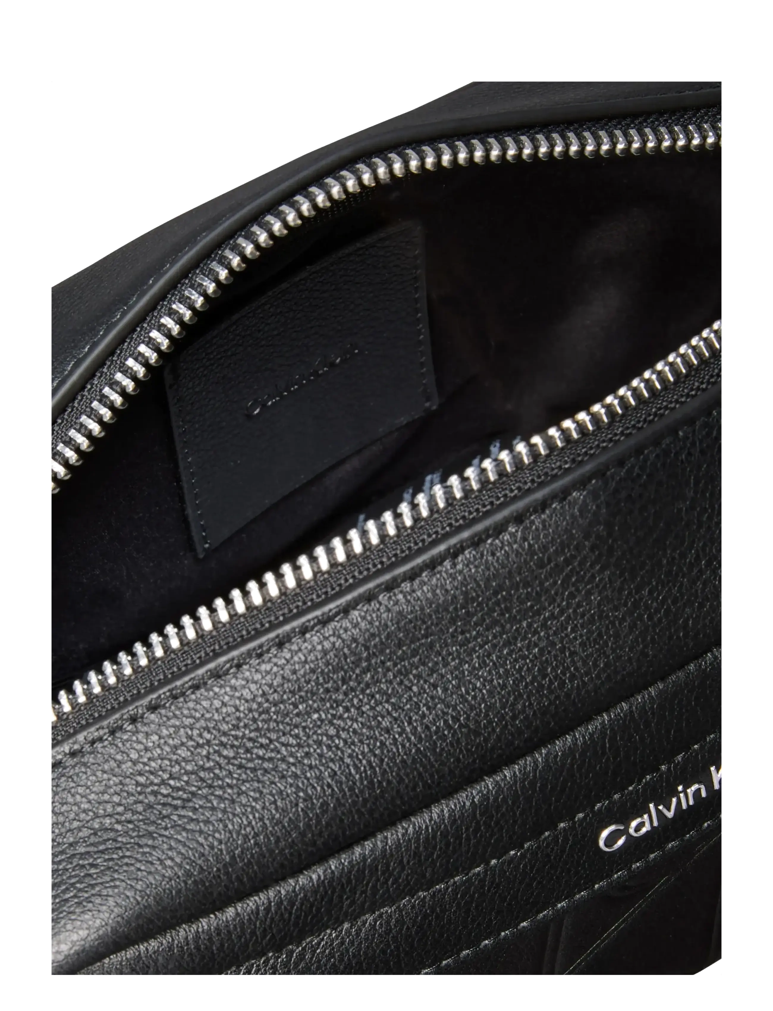 Calvin Klein - XL EMBLEM AOP EMBO﻿SS DOPP KIT - toilettasker - black - 2