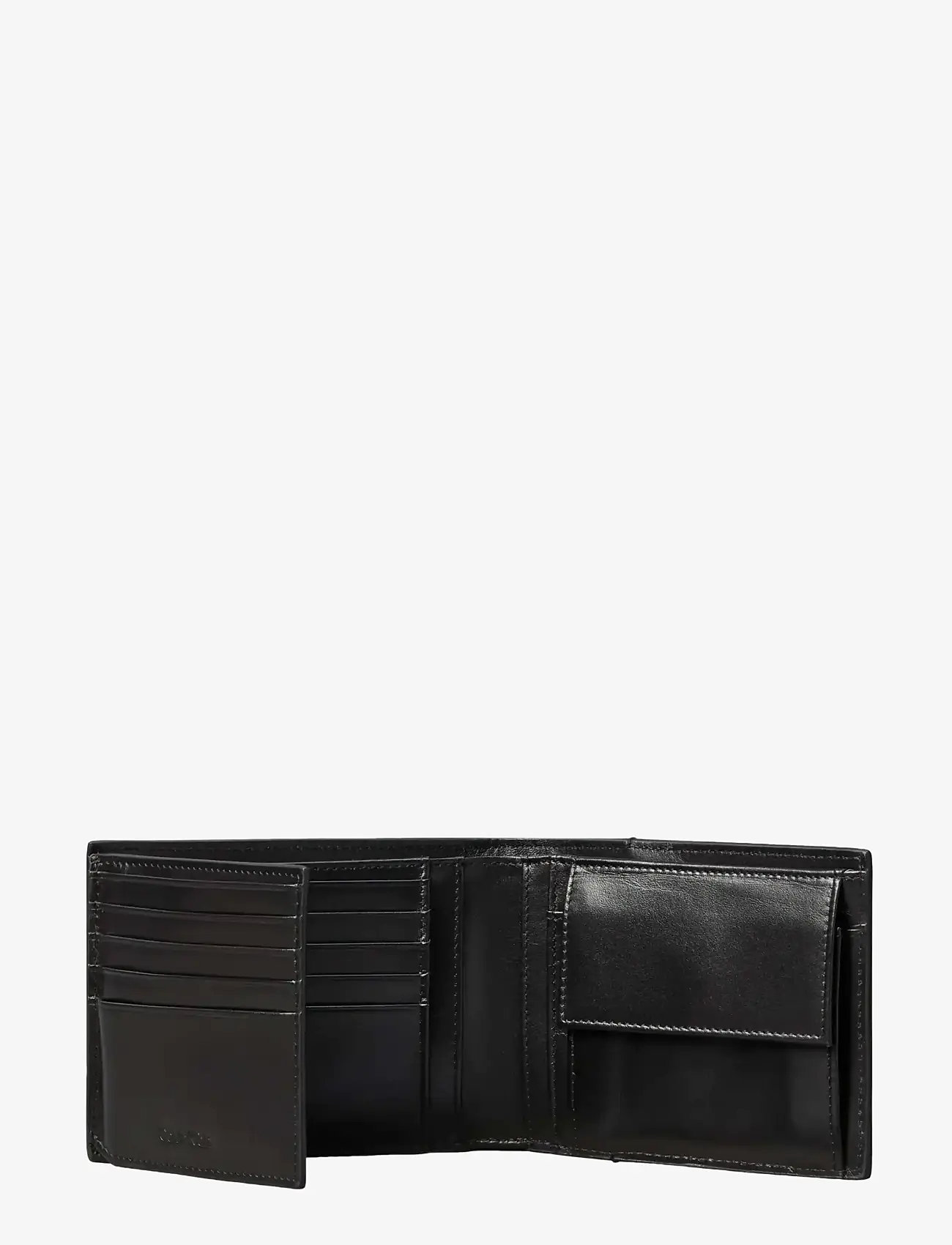 Calvin Klein - RAISED EW TRIFOLD - plånböcker - black - 2