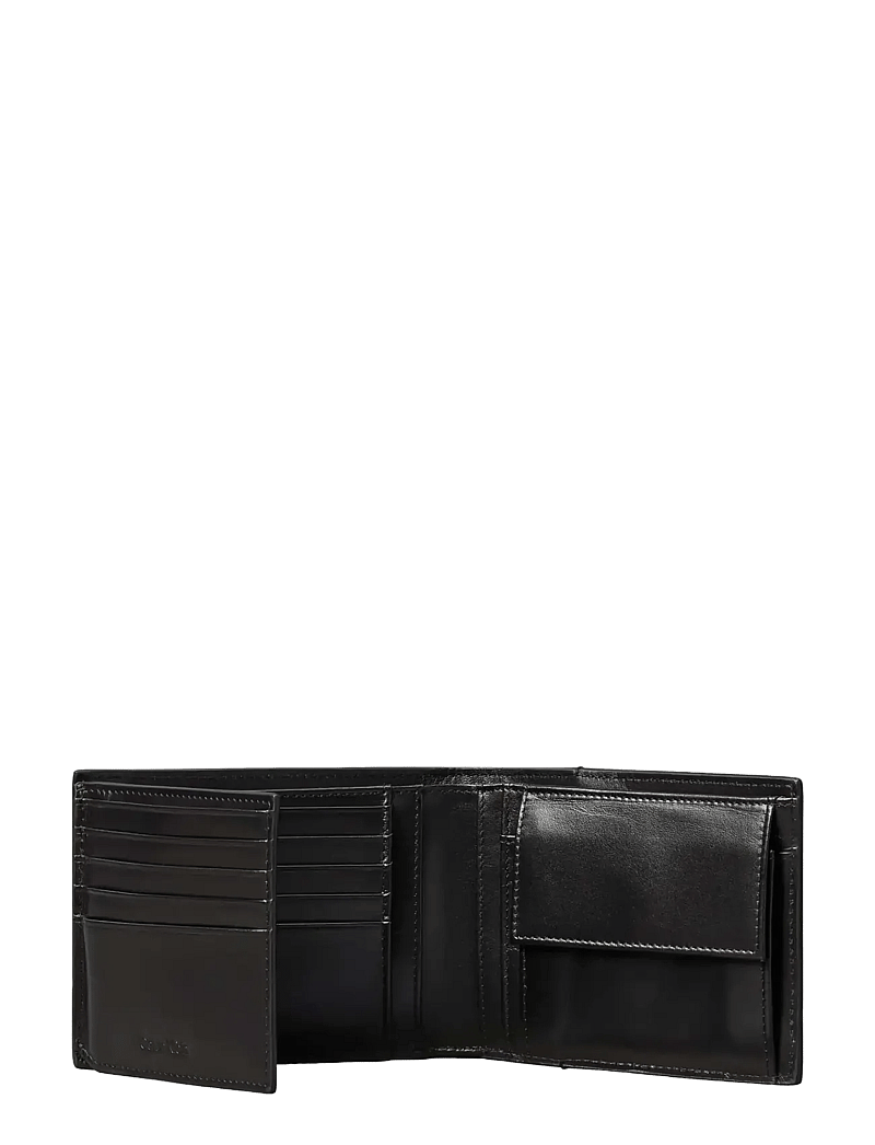 Calvin Klein - RAISED EW TRIFOLD - portemonnaies - black - 2