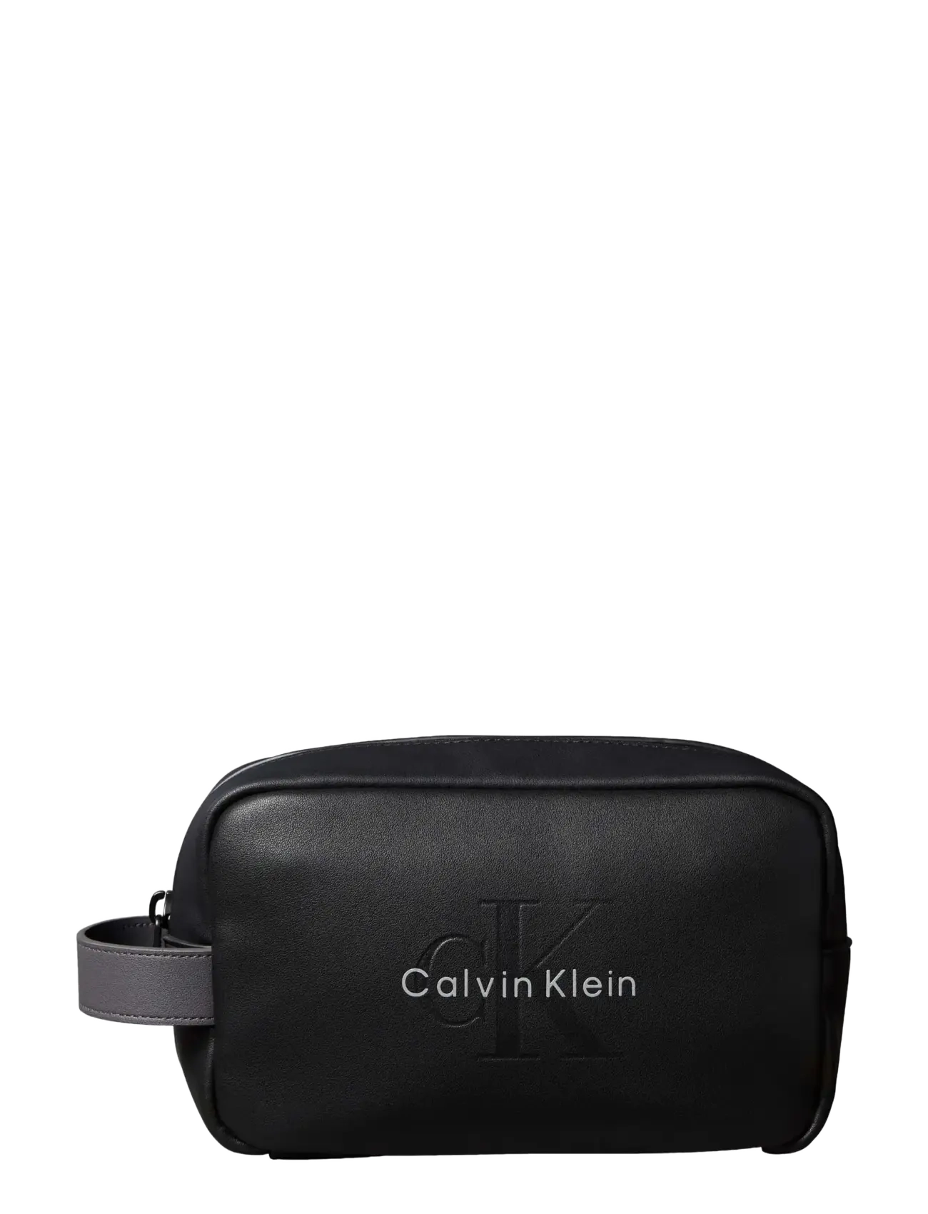 Calvin Klein BOLD DOPP KIT - Bæltetasker - BLACK / black