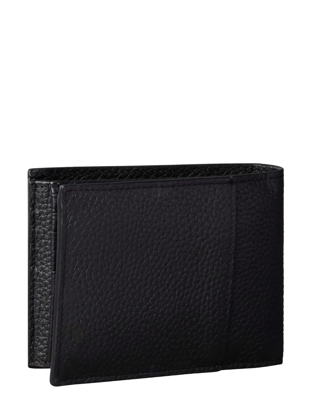 Calvin Klein - FOIL EMBOSS TRIFOLD w/ CARD - portemonnaies - black - 1