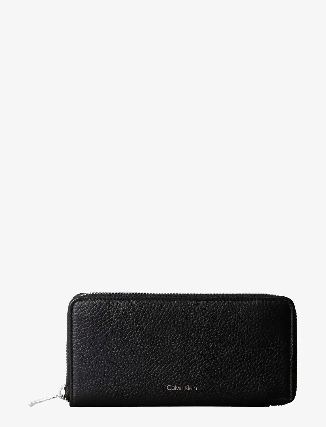 Calvin Klein - FOIL EMBOSS LONG ZIP AROUND - rahakotid - black - 0