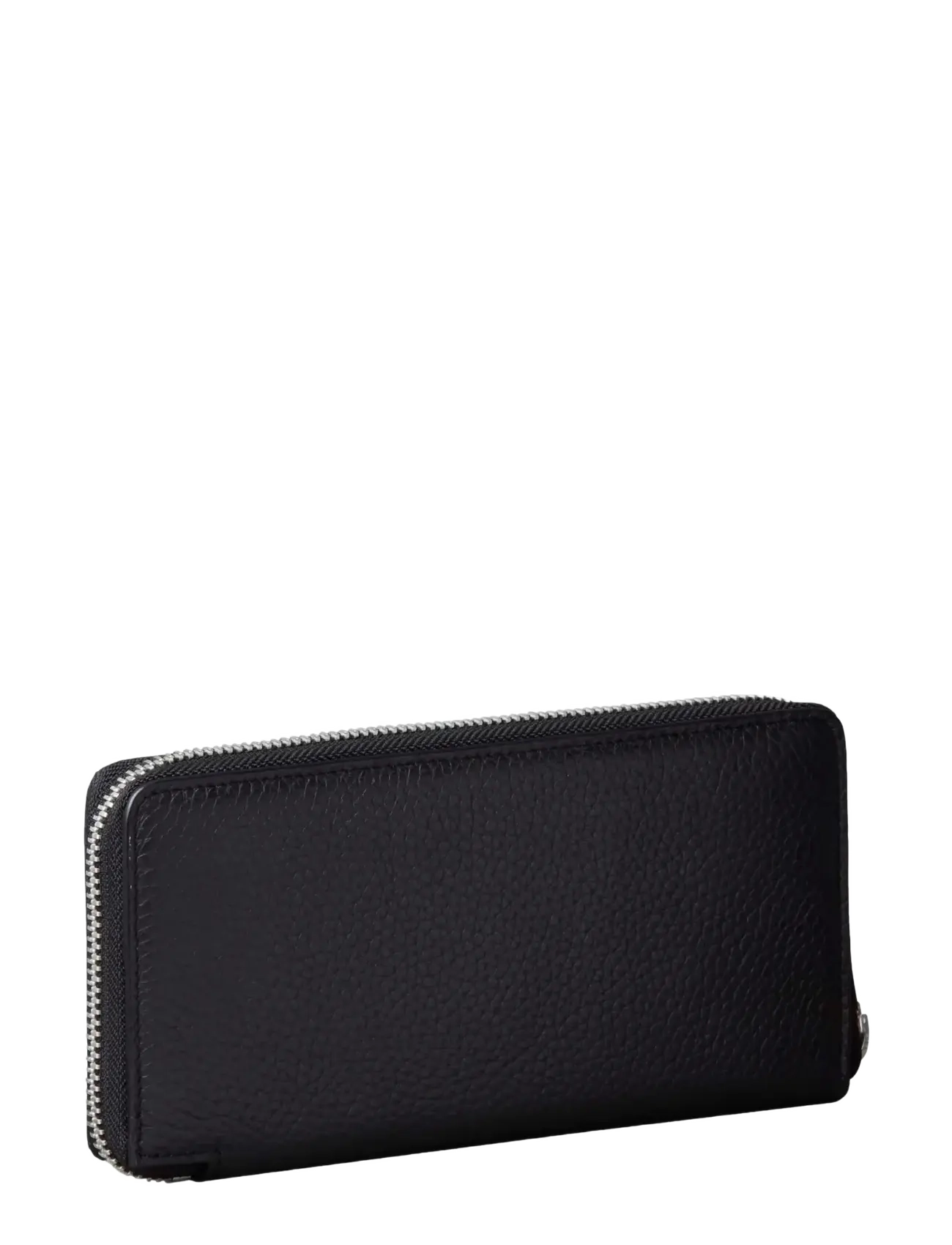 Calvin Klein - FOIL EMBOSS LONG ZIP AROUND - wallets - black - 1
