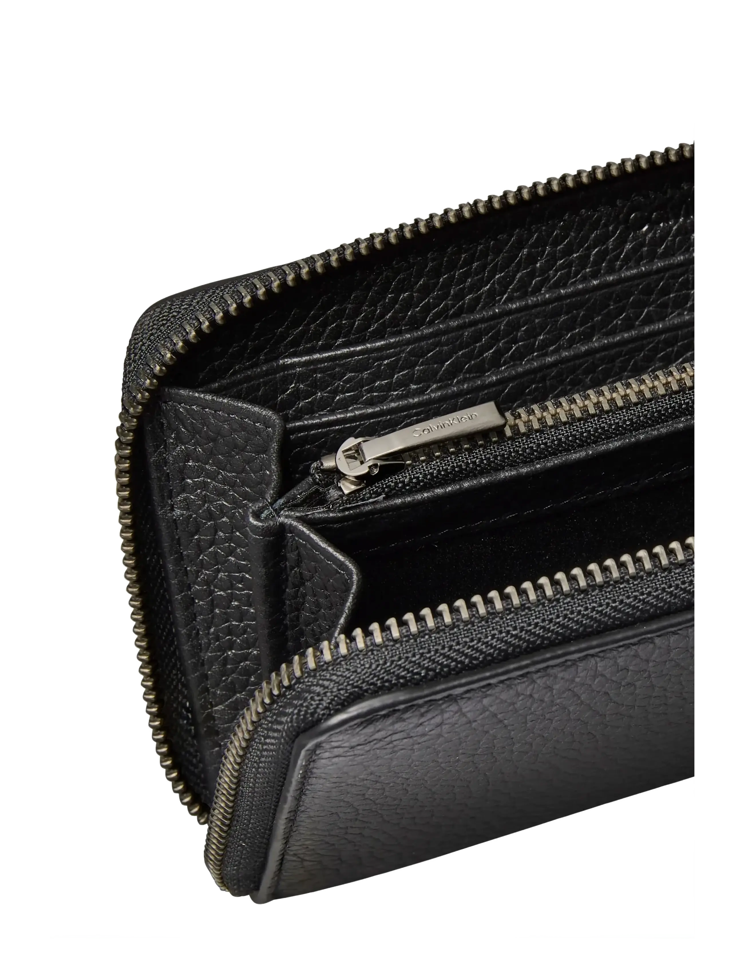 Calvin Klein - FOIL EMBOSS LONG ZIP AROUND - wallets - black - 2