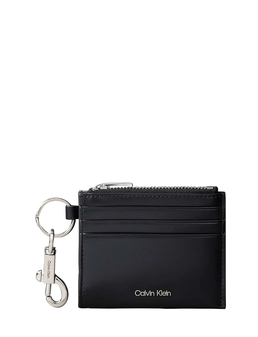 Calvin Klein - RAISED CARDHOLDER W/ CLIP - kartenetuis - black - 0