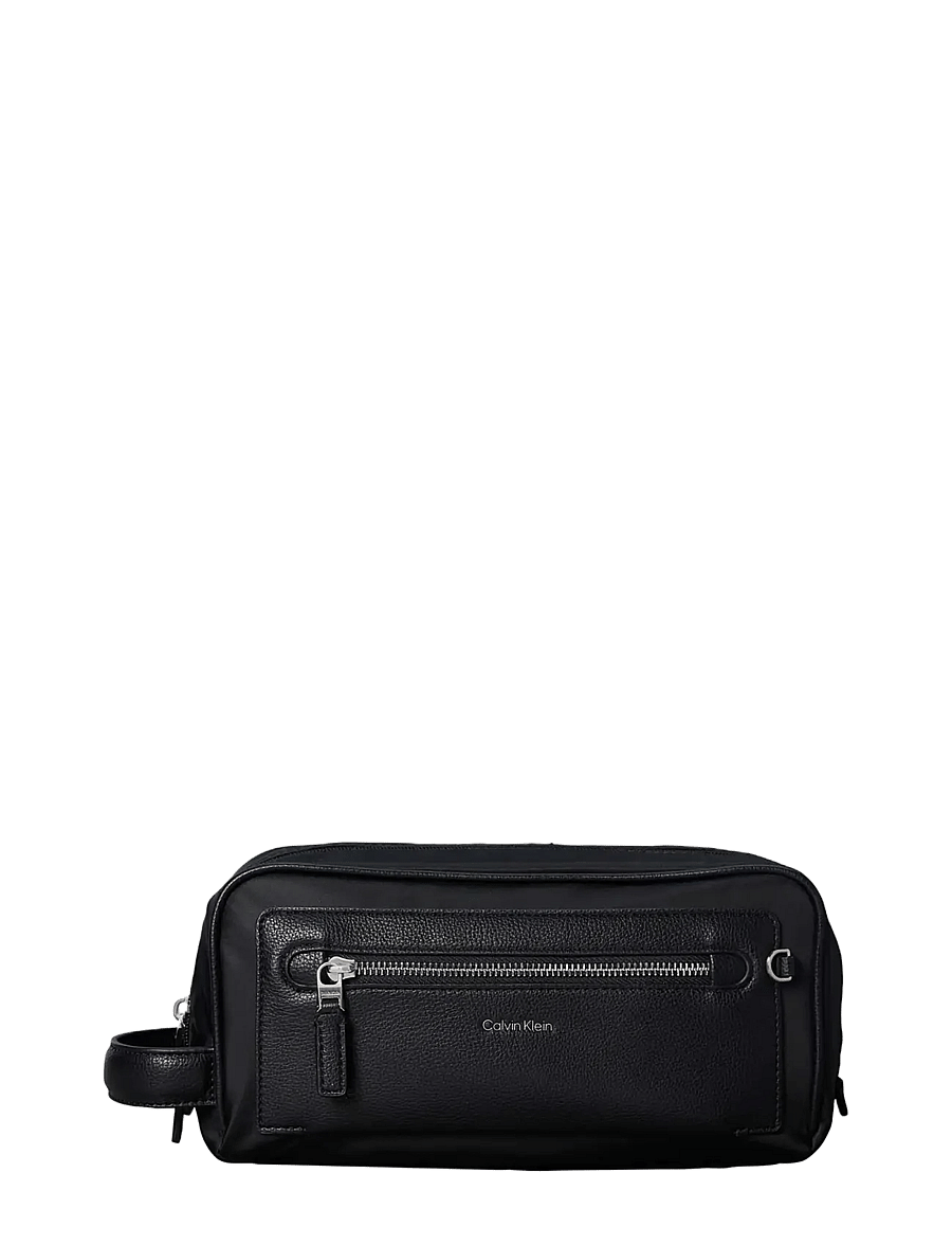 Calvin Klein - SSNL RAISED LOGO DOPP KIT - toiletartikler - black - 0