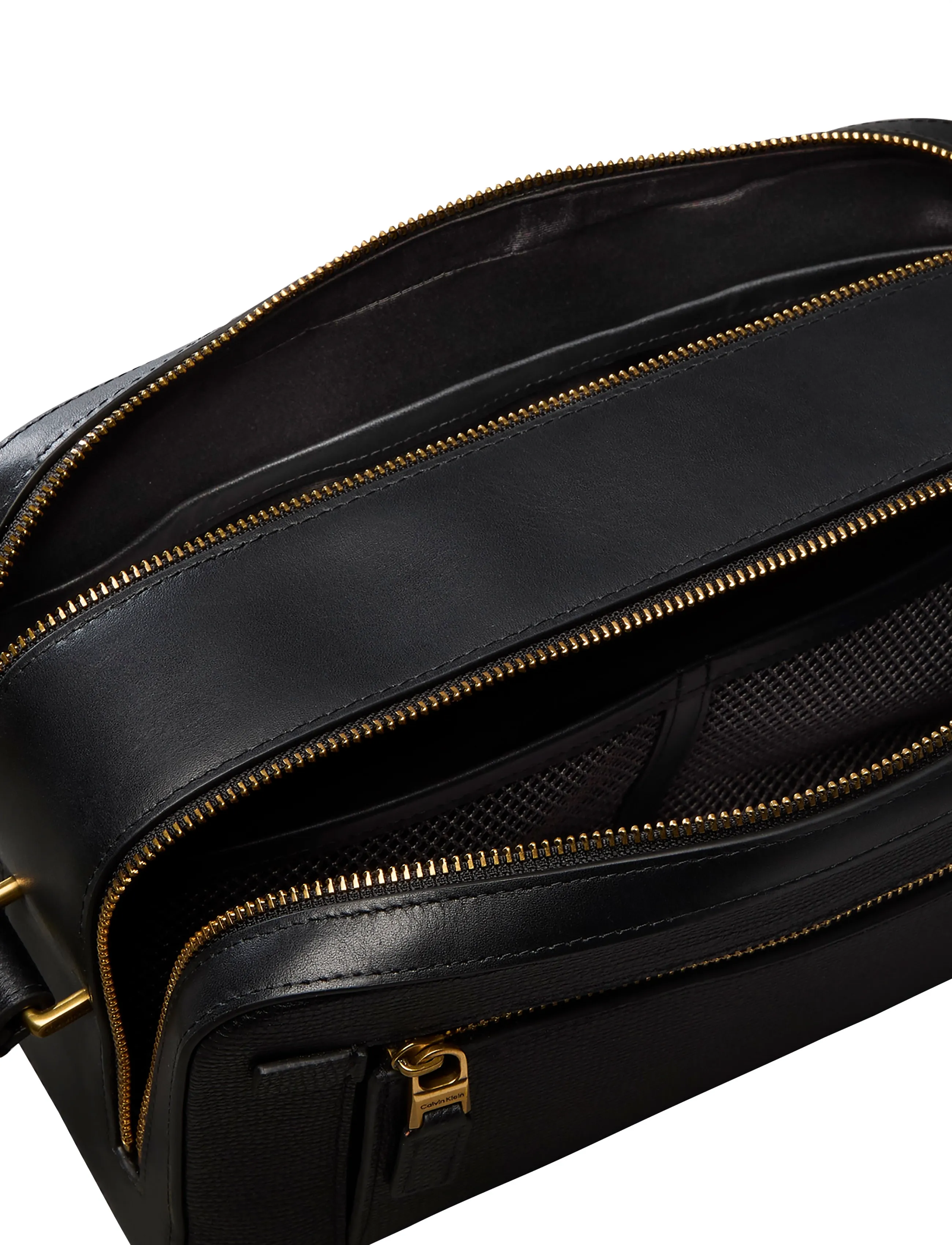Calvin Klein - PREMIUM LEATHER DOPP KIT - black - 2
