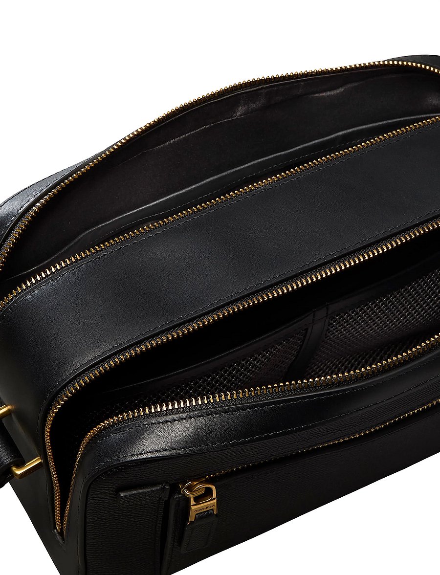 Calvin Klein - PREMIUM LEATHER DOPP KIT - shoppa efter tillfälle - black - 2
