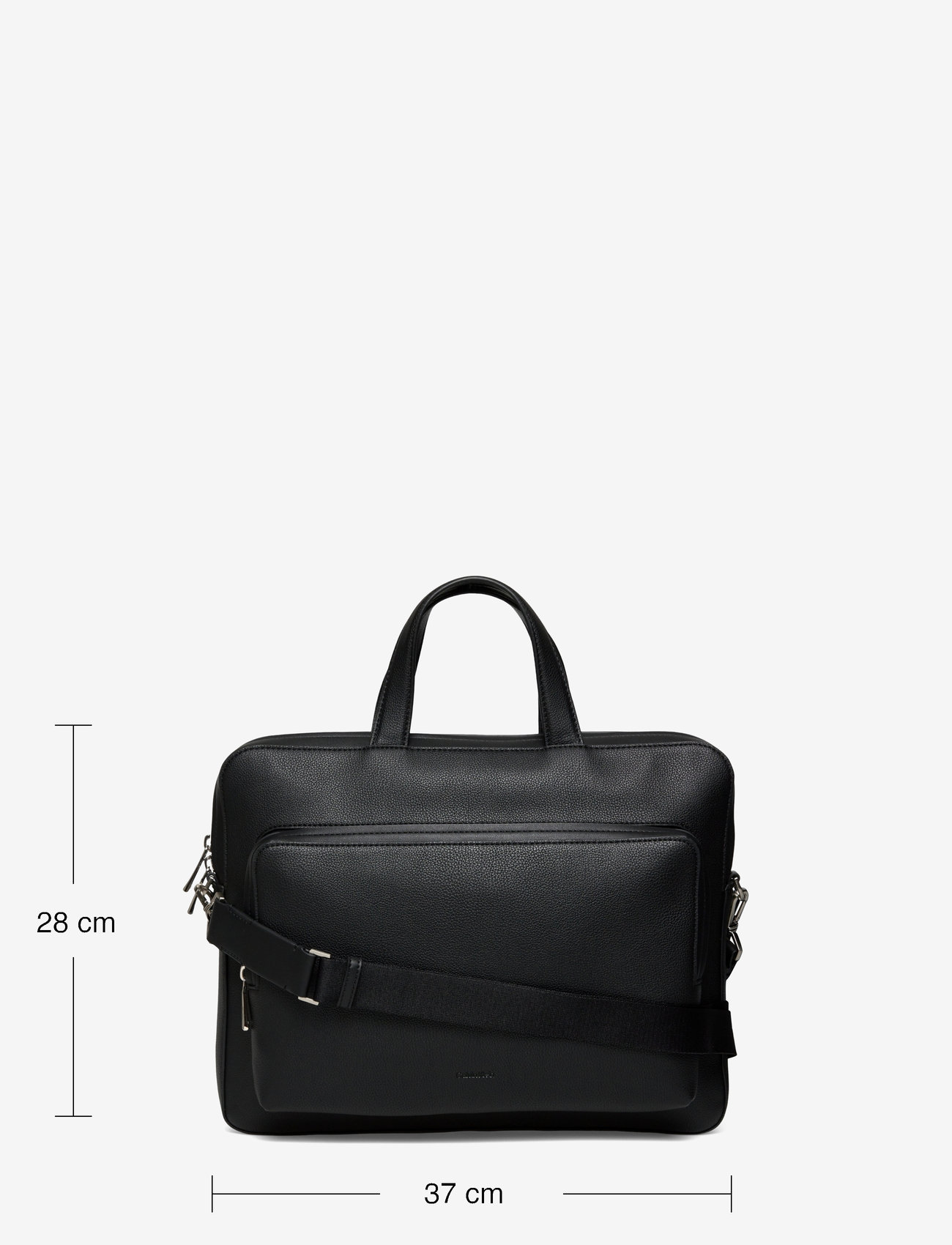 Calvin Klein - MICRO PEBBLE SLIM BRIEFCASE 36 - black - 5