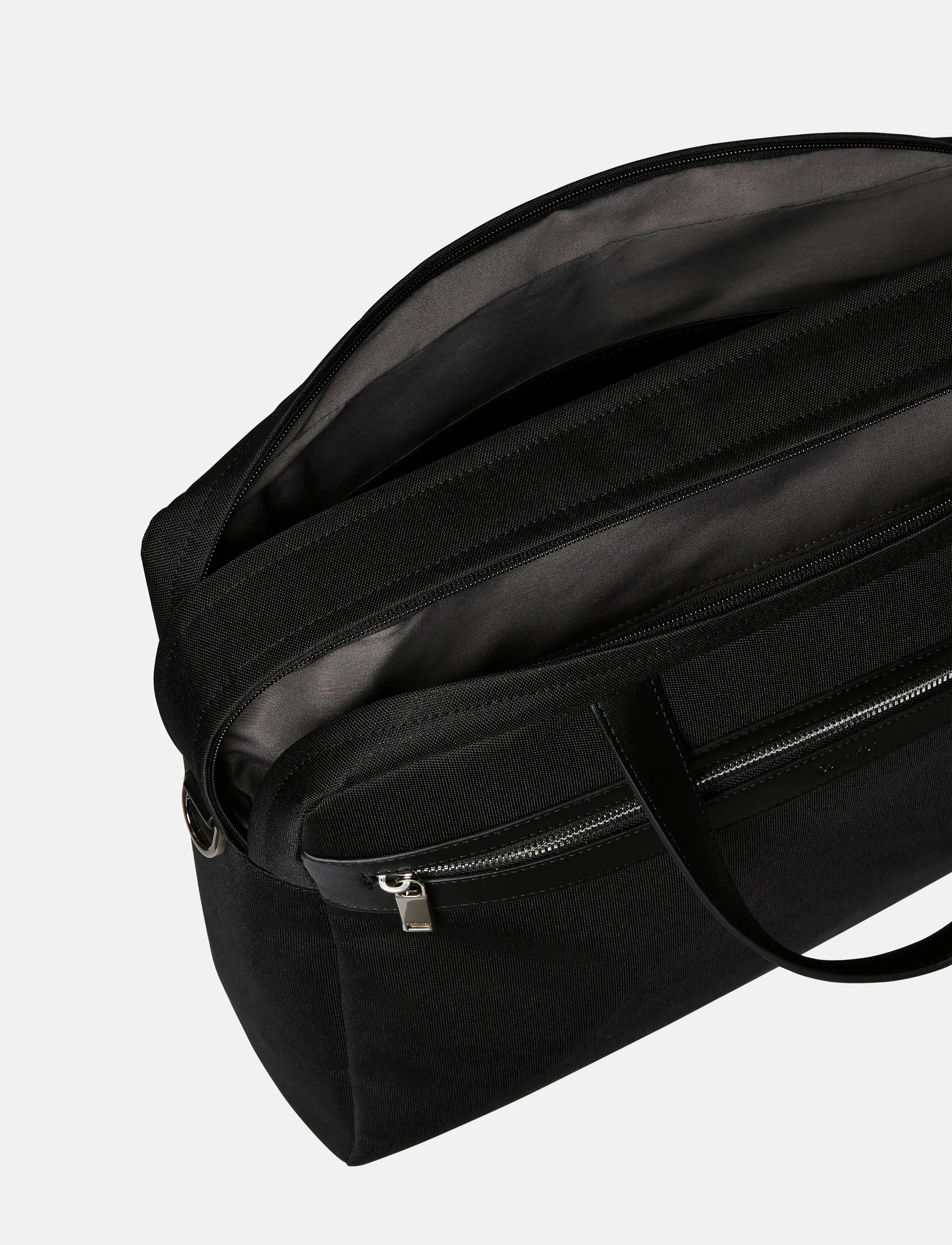 Calvin Klein - CONTRAST COMMUTER BAG - black - 2