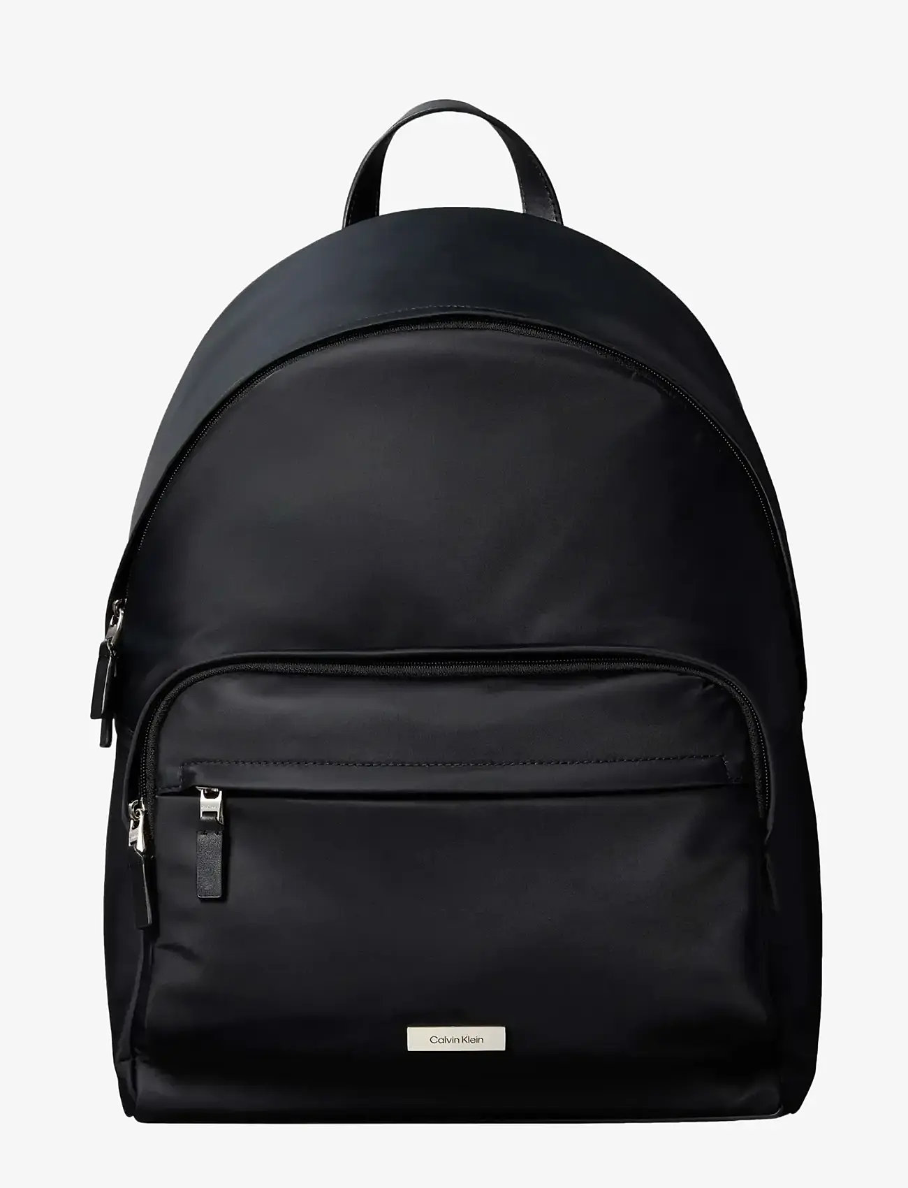 Calvin Klein SLEEK ROUND BACKPACK - Mugursomas - BLACK / black
