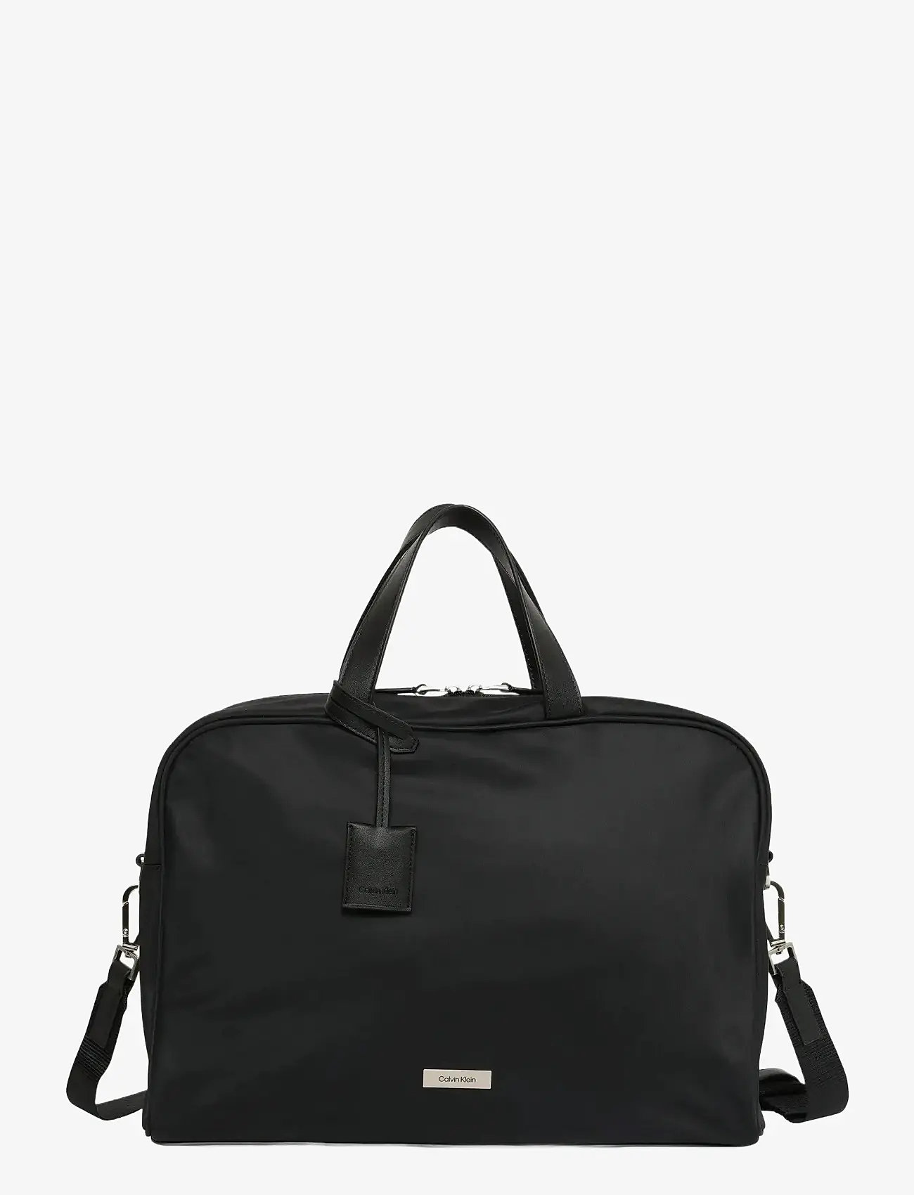 Calvin Klein - SLEEK LARGE COMMUTER - crossbody bags - black - 0