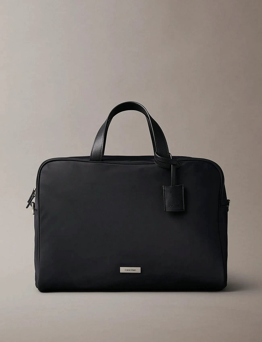 Calvin Klein - SLEEK LARGE COMMUTER - shop etter anledning - black - 0