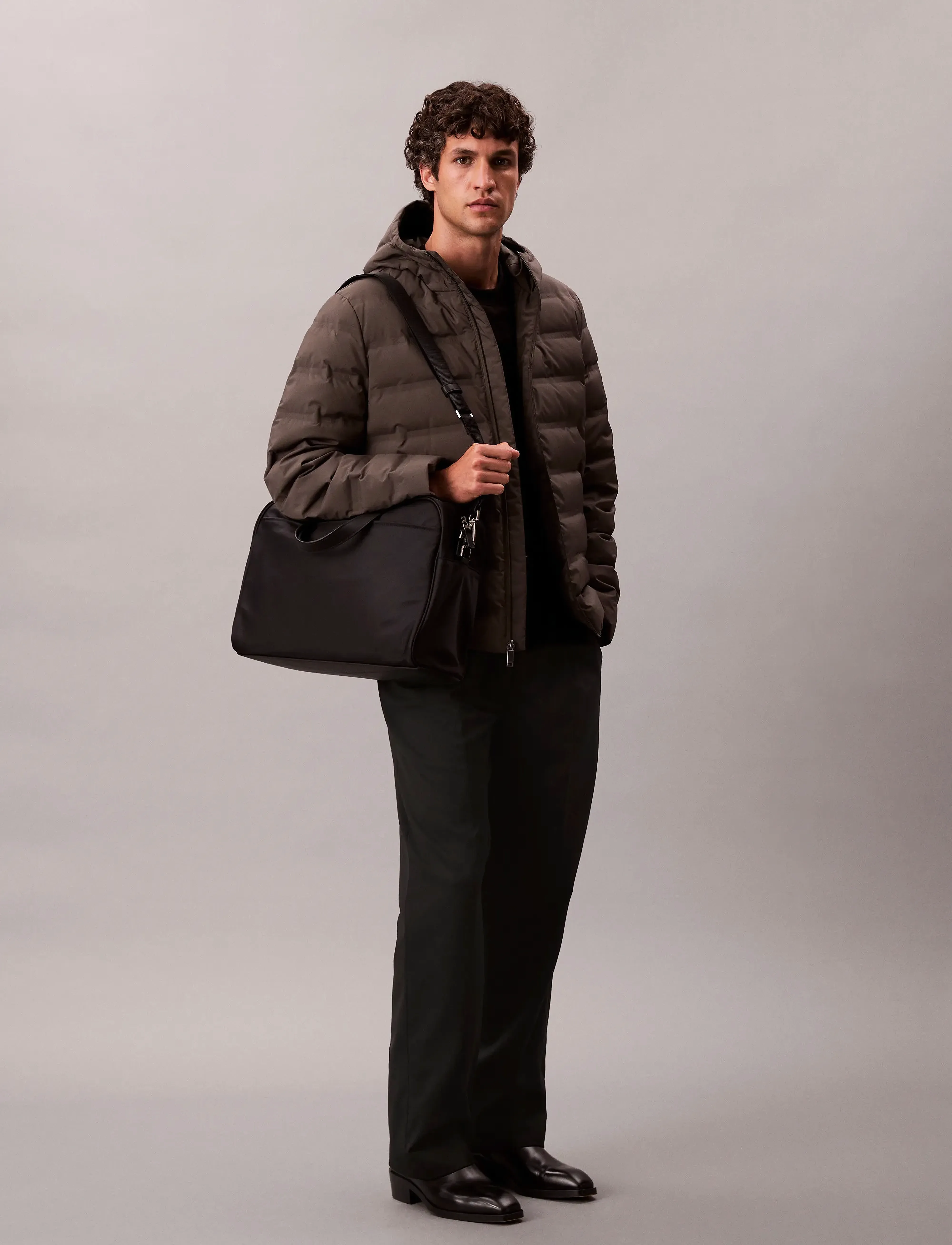 Calvin Klein - SLEEK LARGE COMMUTER - shop etter anledning - black - 5