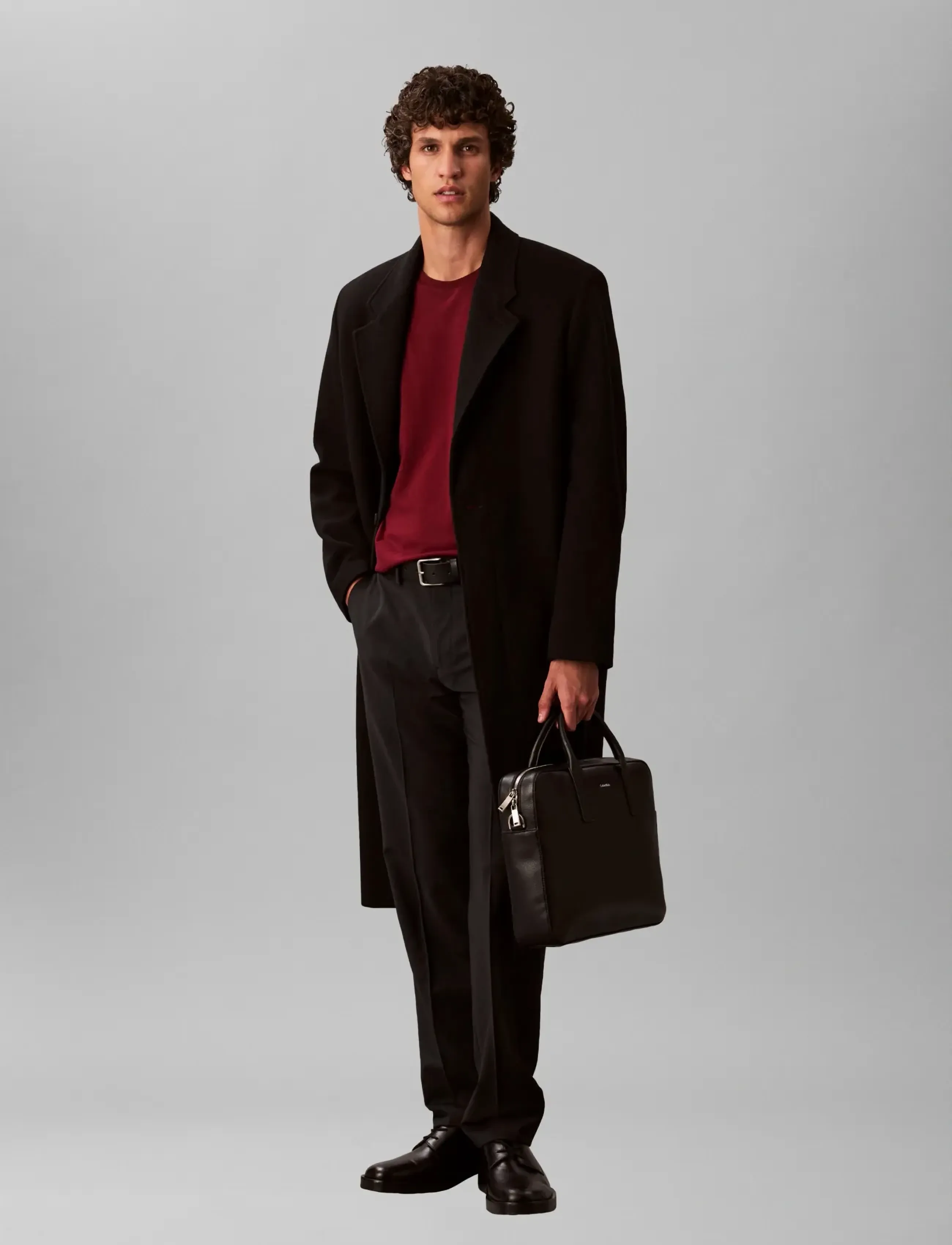 Calvin Klein - RAISED COMMUTER - portfeļi - black - 1
