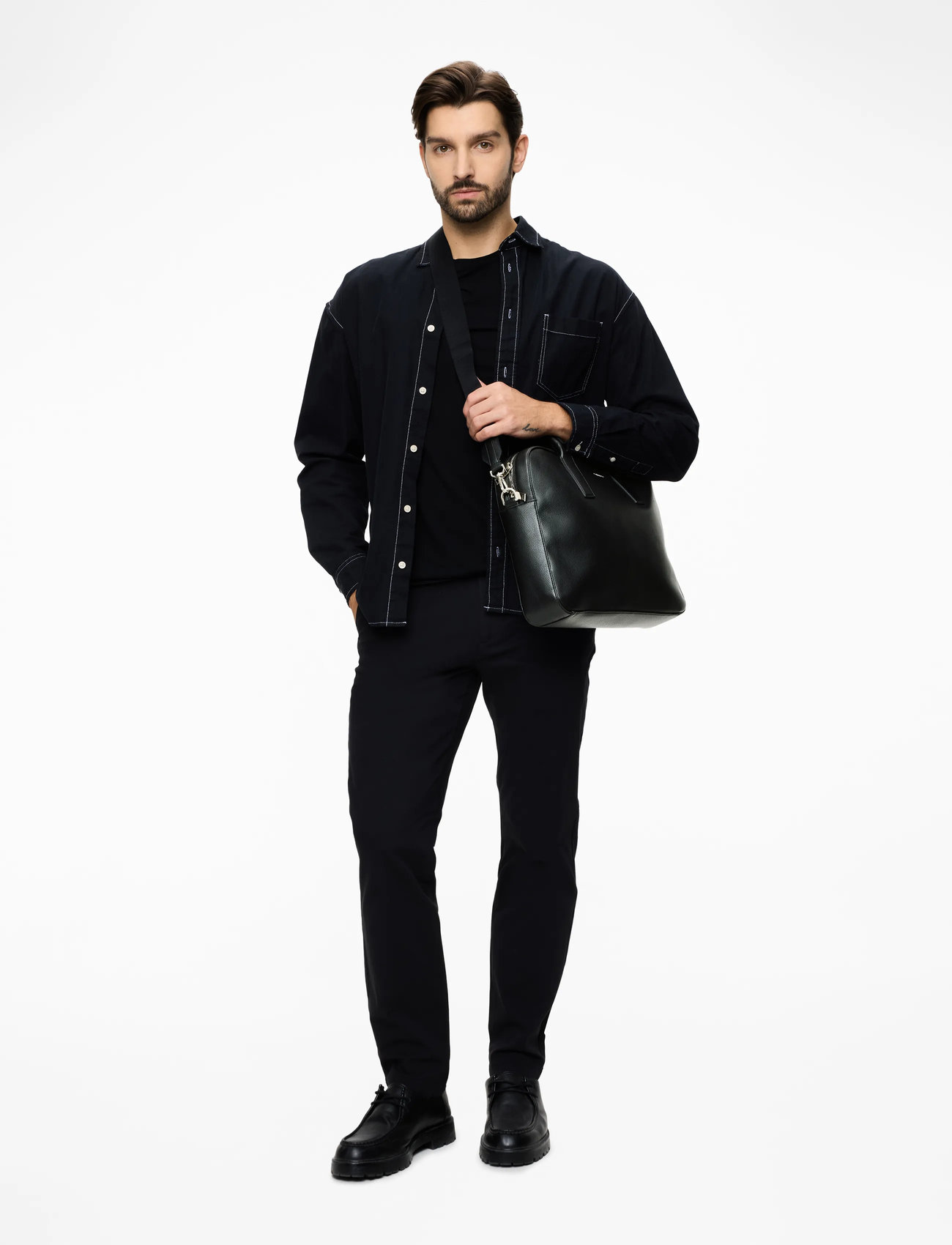 Calvin Klein - RAISED COMMUTER - shop by occasion - black - 3