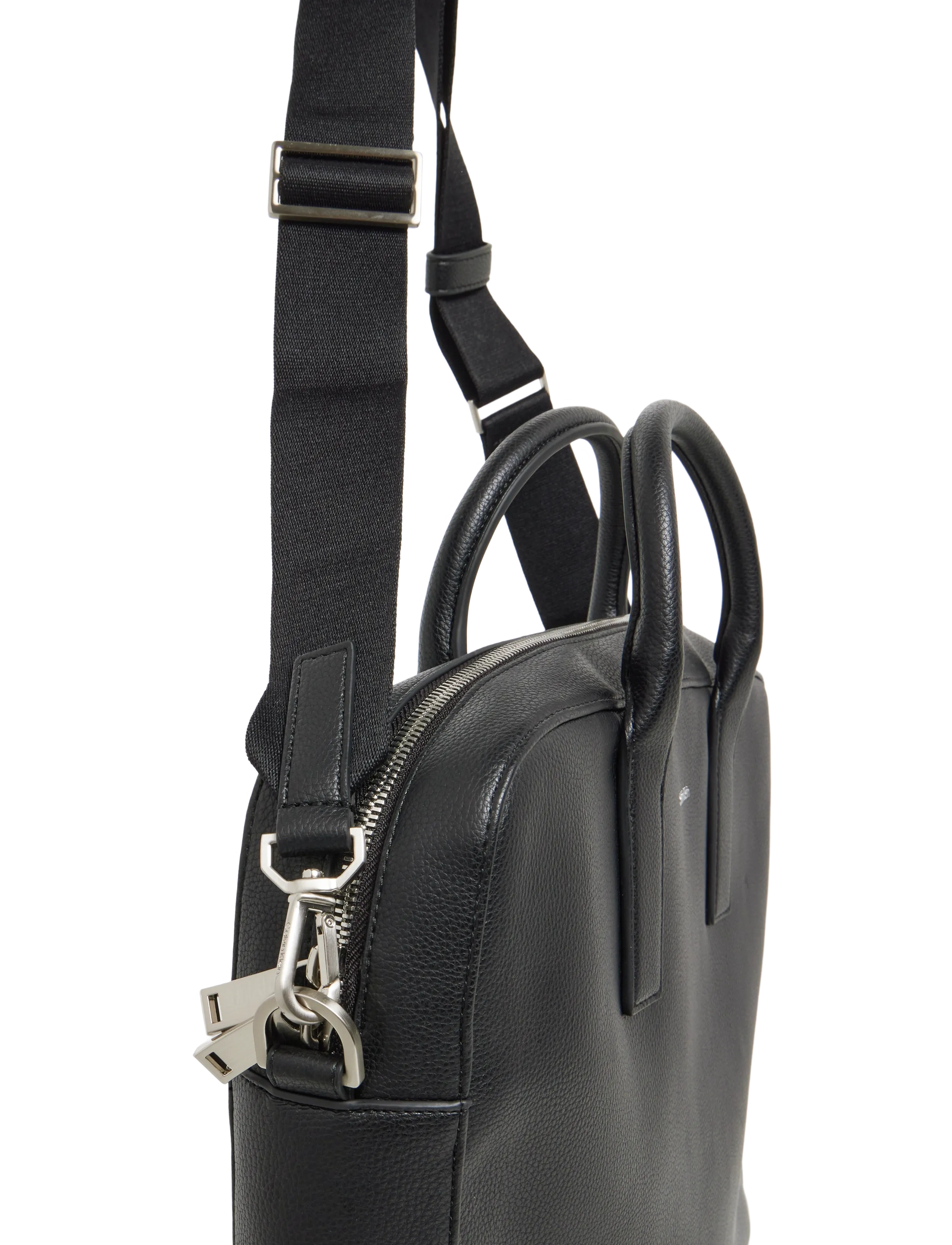 Calvin Klein - RAISED COMMUTER - portfeļi - black - 5