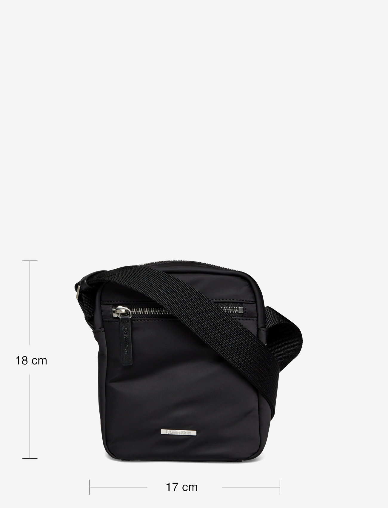 Calvin Klein - SLEEK NYLON REPORTER - nach anlass kaufen - black - 5