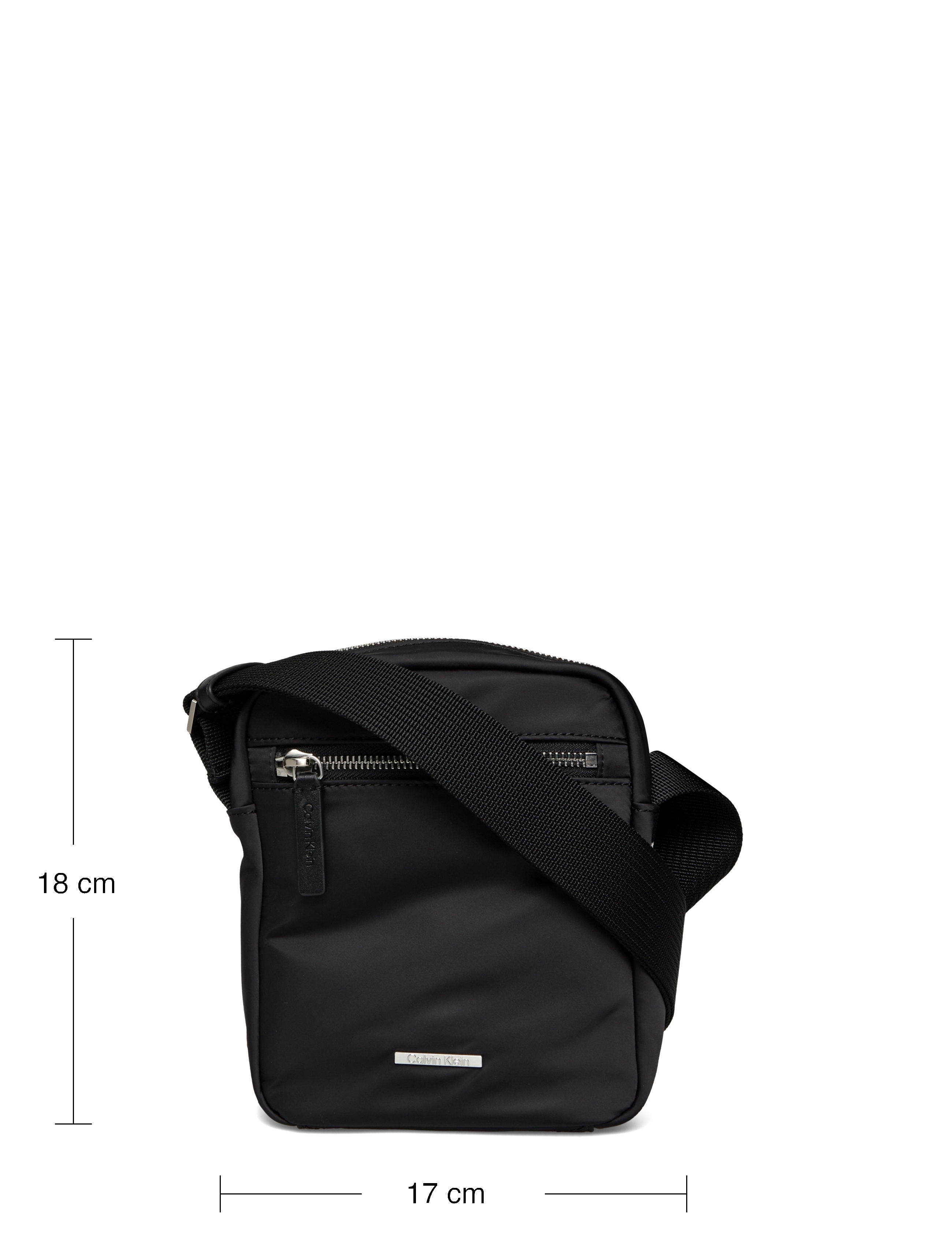 Calvin Klein - SLEEK NYLON REPORTER - torebki crossbody - black - 5