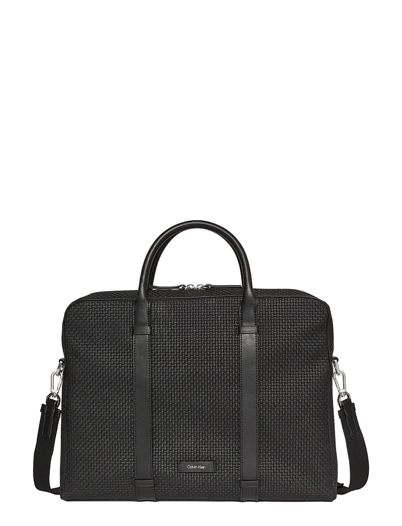Calvin Klein - EMBOSSED WOVEN COMMUTER - osta olukorra järgi - black - 0