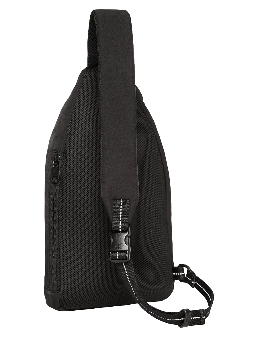 Calvin Klein - STRIPED UTILITY ZIP SLING - nach anlass kaufen - black - 1