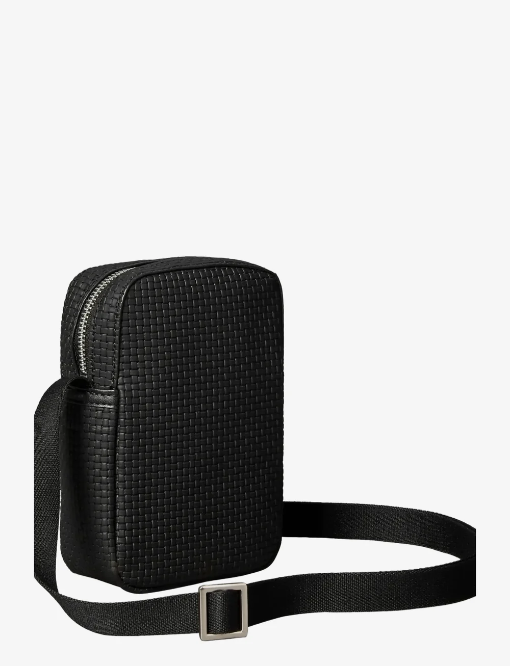 Calvin Klein - EMBOSSED WOVEN SLIM REPORTER - osta olukorra järgi - black - 1