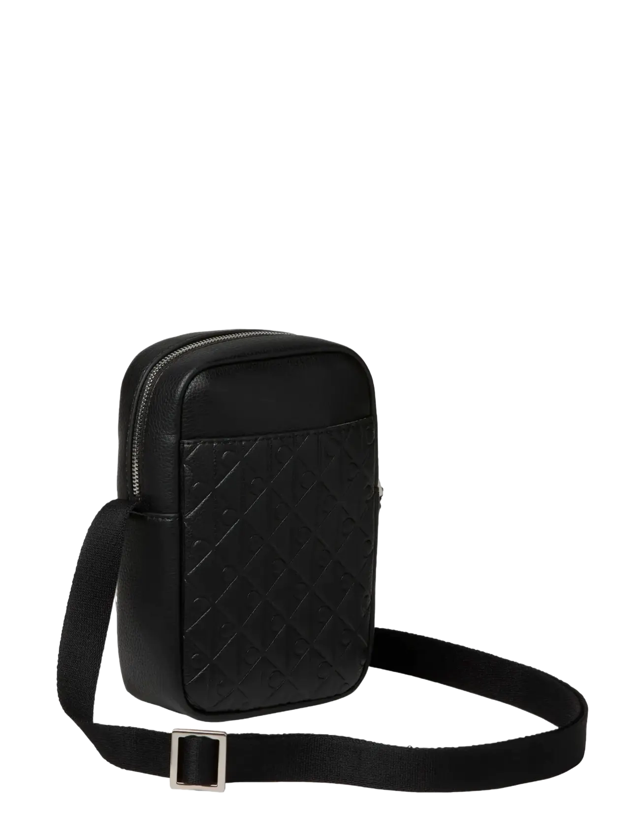 Calvin Klein - EMBLEM AOP EMBOSS SLIM REPORTER - shop etter anledning - black - 1