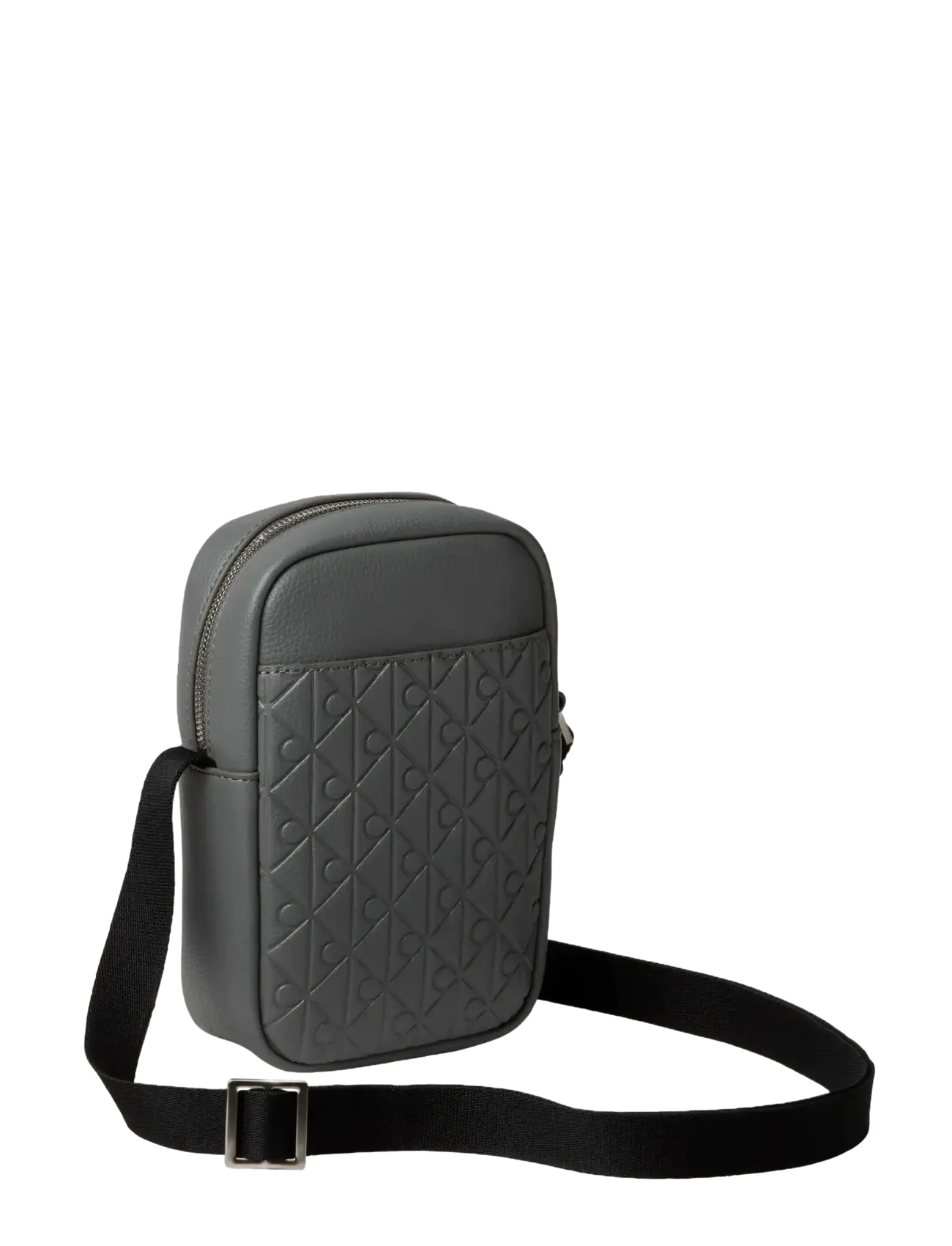 Calvin Klein - EMBLEM AOP EMBOSS SLIM REPORTER - verslaðu eftir tilefni - charcoal gray - 1