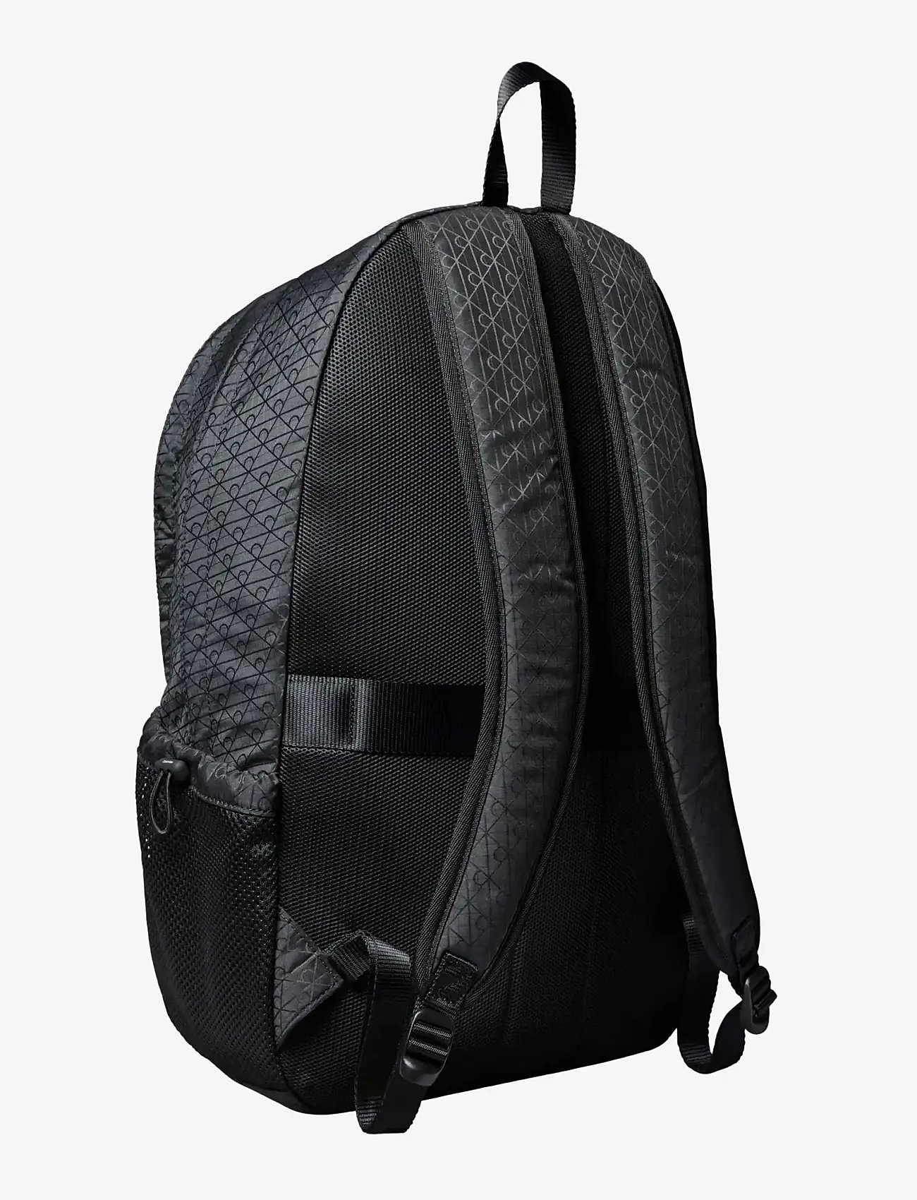 Calvin Klein - UTILITY EMBLEM BUNGEE BACKPACK - slimme rugzakken - black - 1