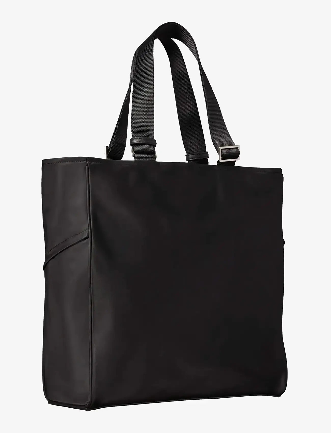 Calvin Klein - SLEEK POCKET TOTE - muleposer & tote bags - black - 1