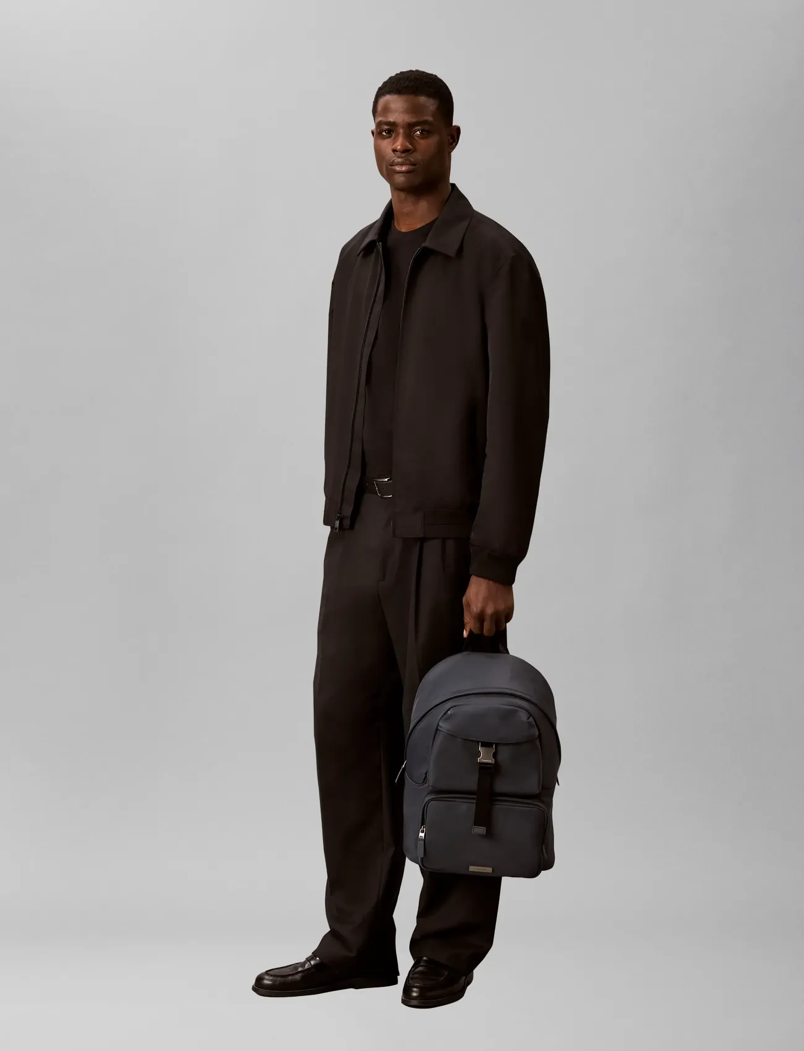 Calvin Klein - CLEAN ROUND BACKPACK - accessories - slate blue - 0