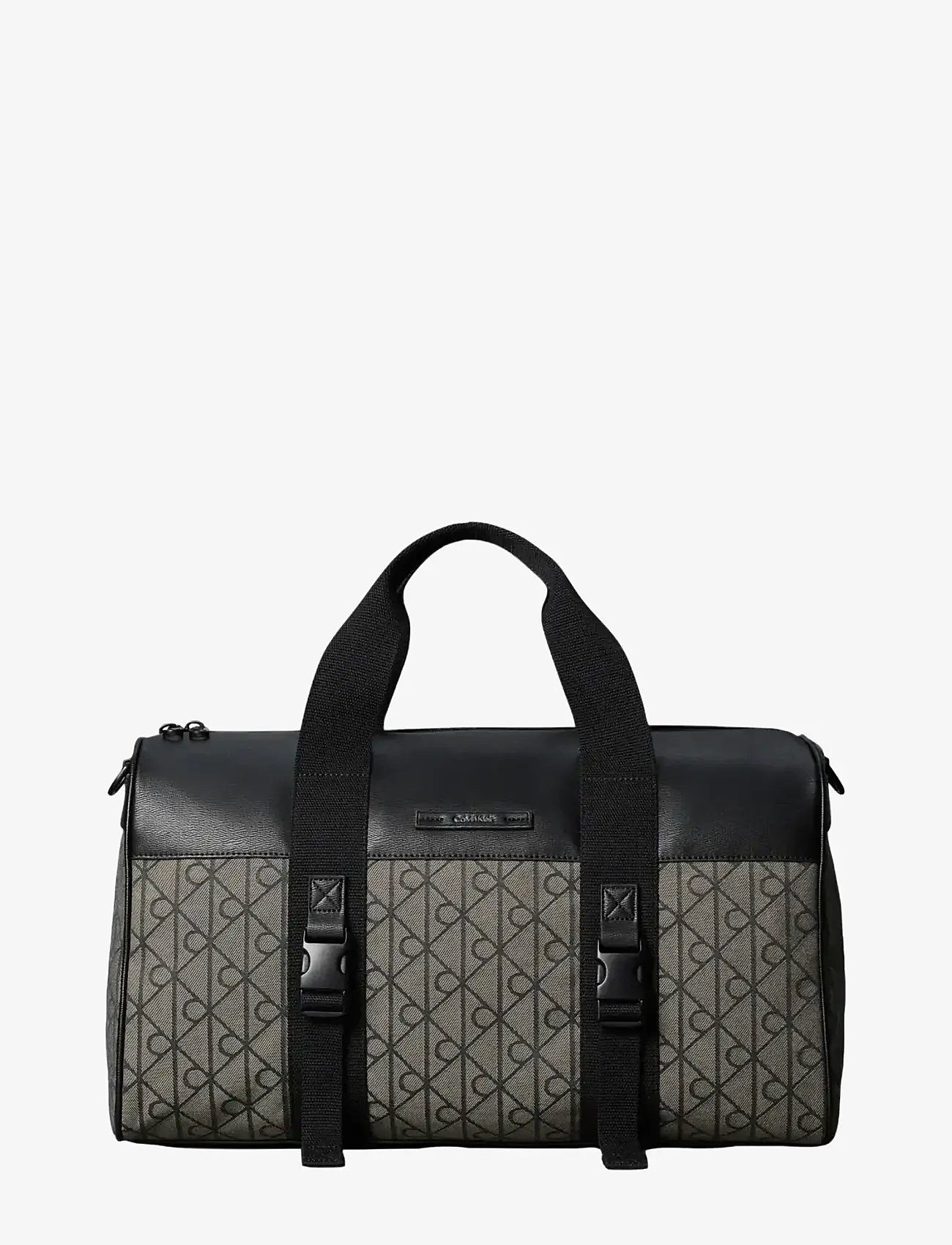 Calvin Klein - MIXED EMBLEM AOP DUFFLE - duffel-taschen - lotus beige   black aop - 0